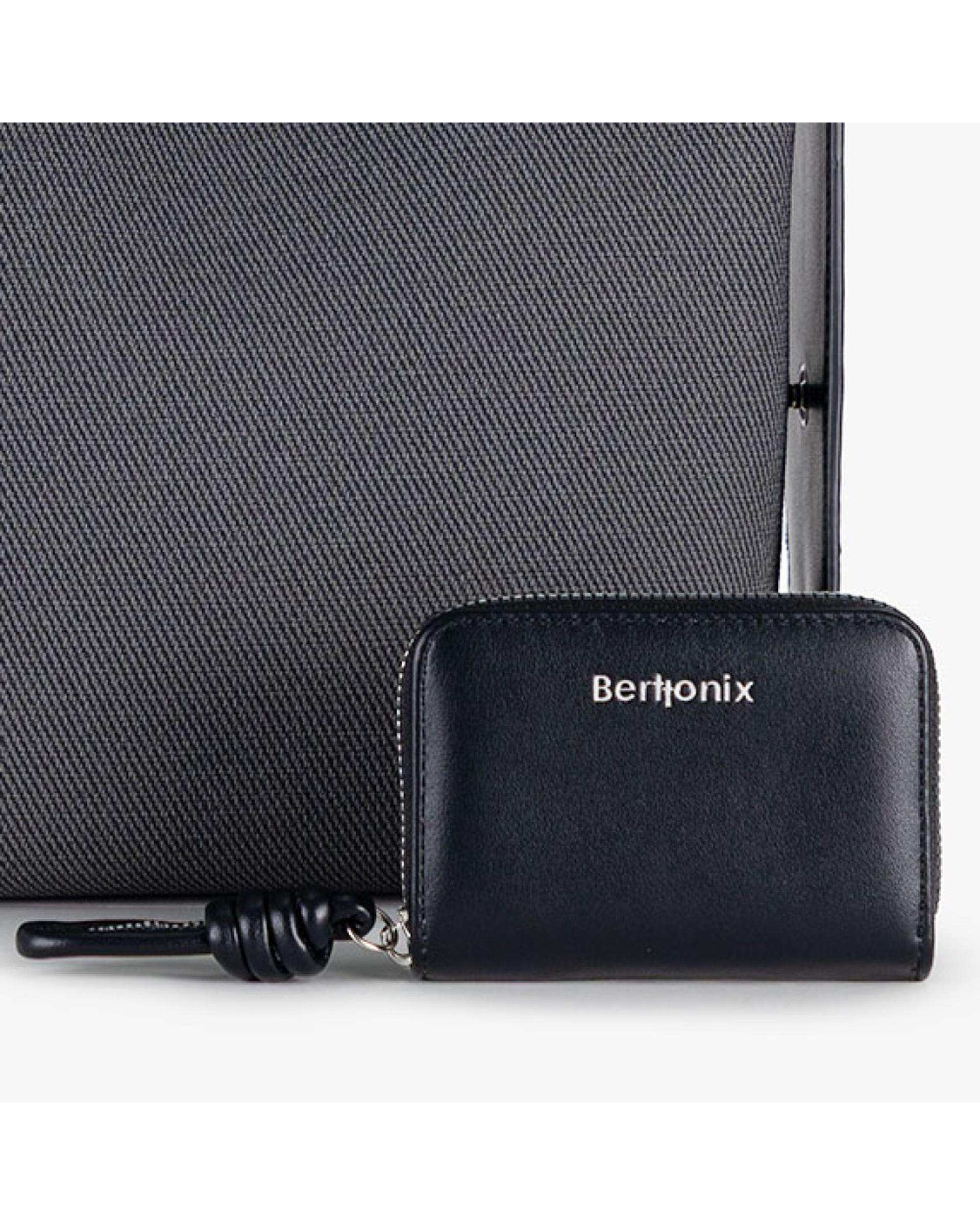 کیف زنانه مشکی برتونیکس Berttonix کد R-25007 به همراه جاکارتی