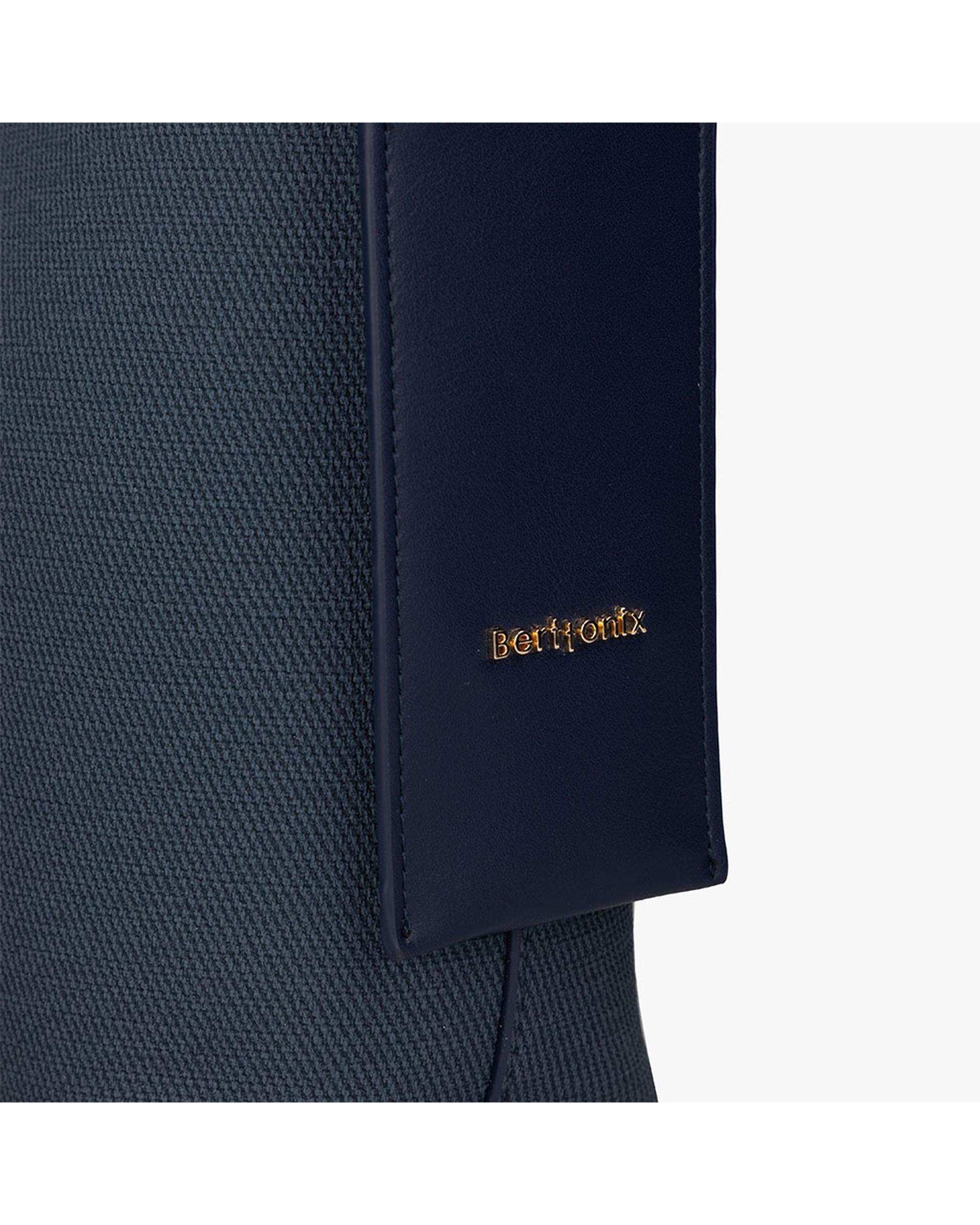 کیف زنانه سرمه ای برتونیکس Berttonix کد R-25007 به همراه جاکارتی