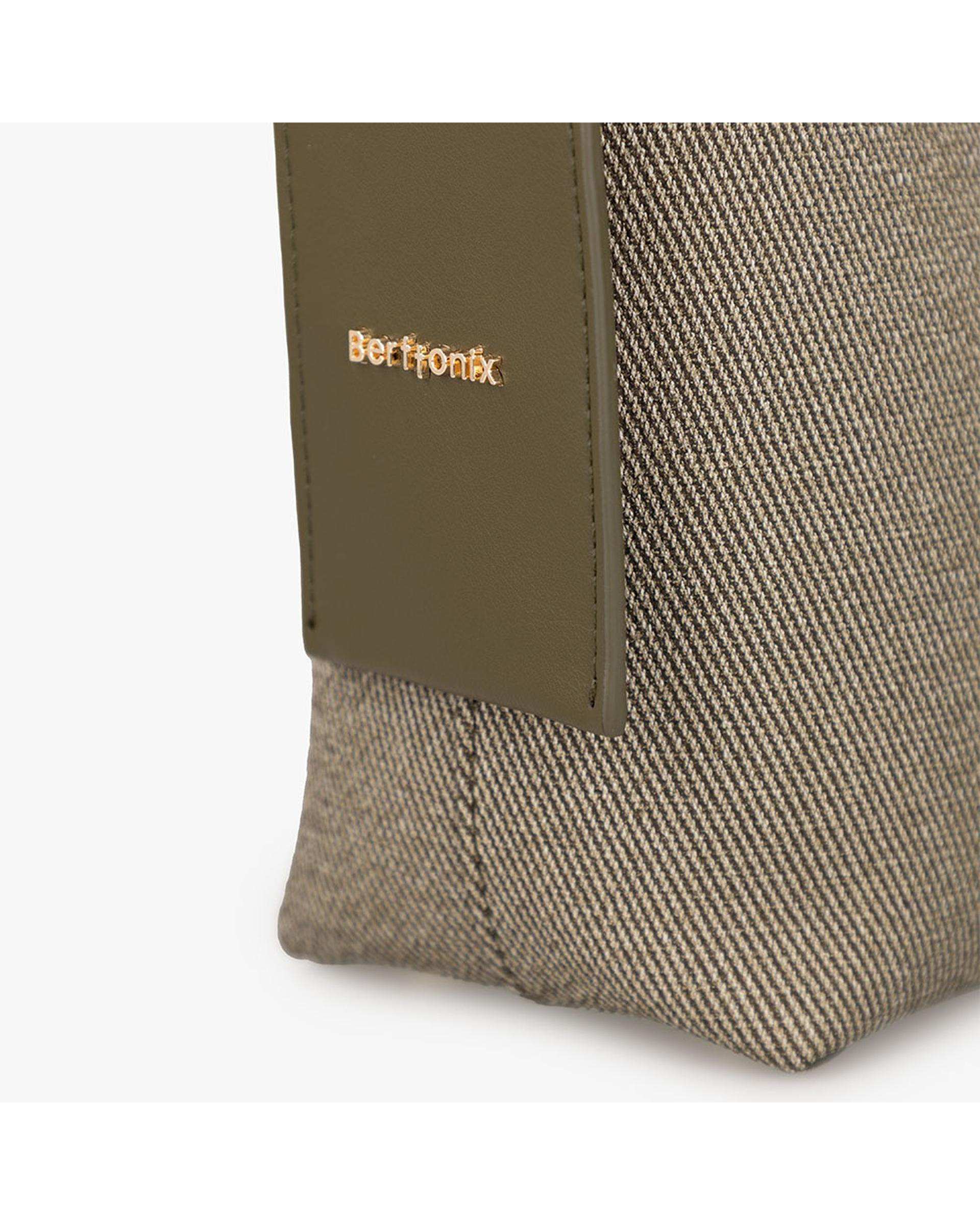 کیف زنانه سبز برتونیکس Berttonix کد R-25007 به همراه جاکارتی