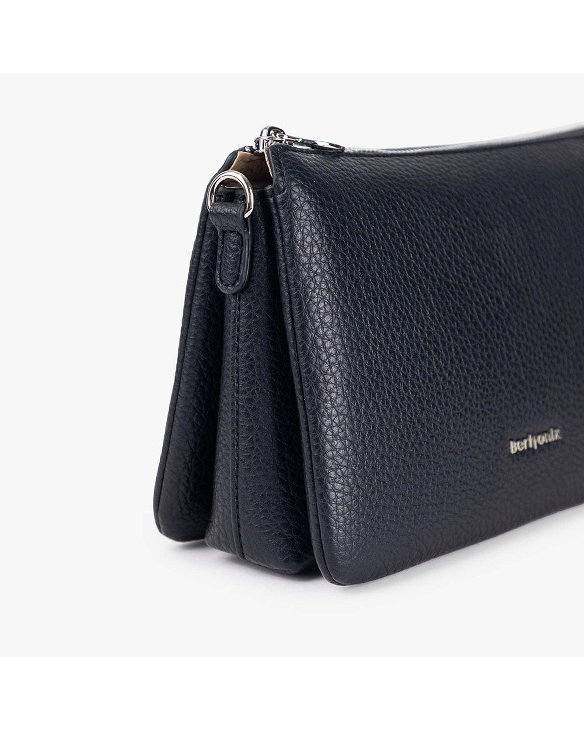 کیف دوشی زنانه مشکی برتونیکس Berttonix کد R-25004 به همراه جاکارتی