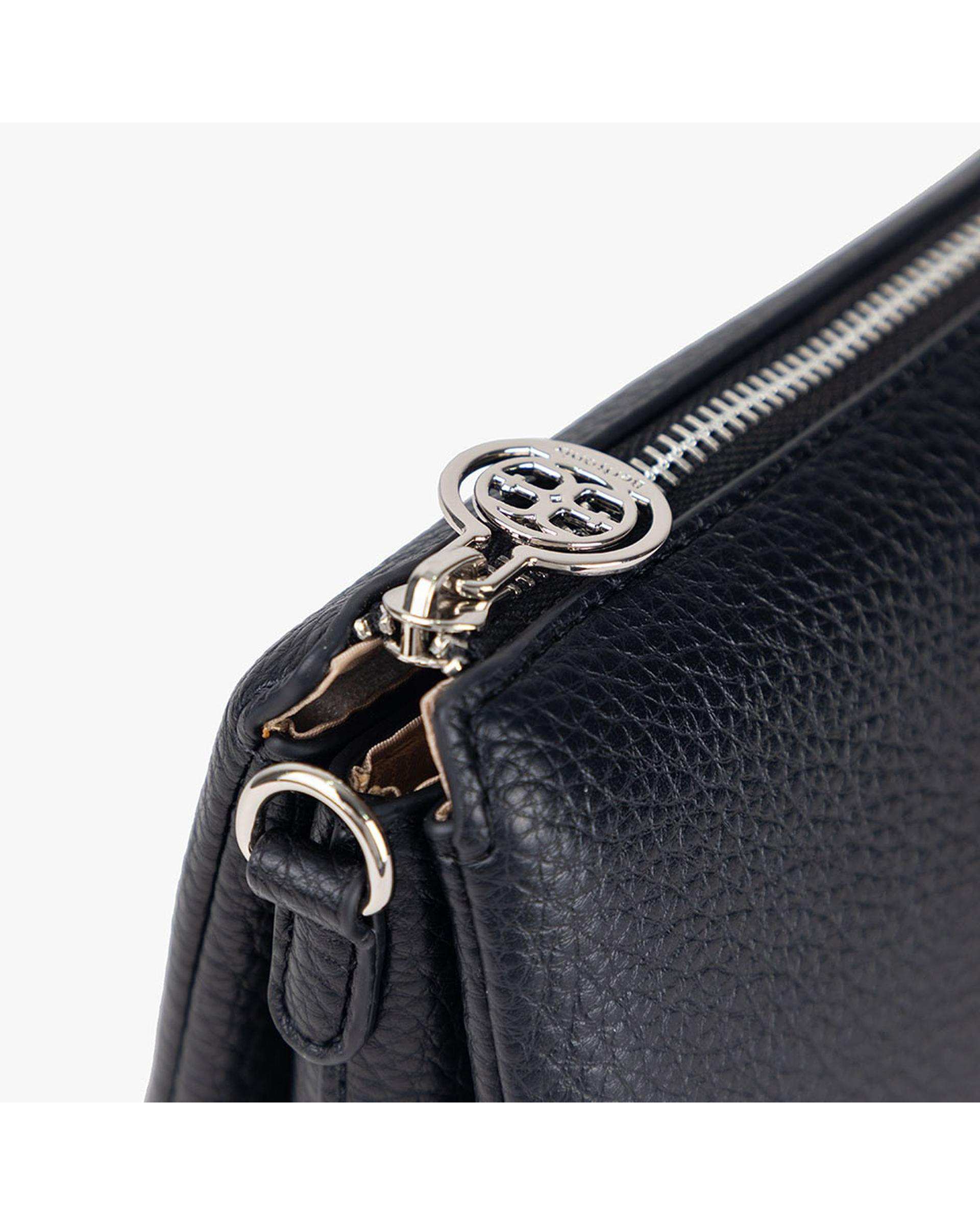 کیف دوشی زنانه مشکی برتونیکس Berttonix کد R-25004 به همراه جاکارتی