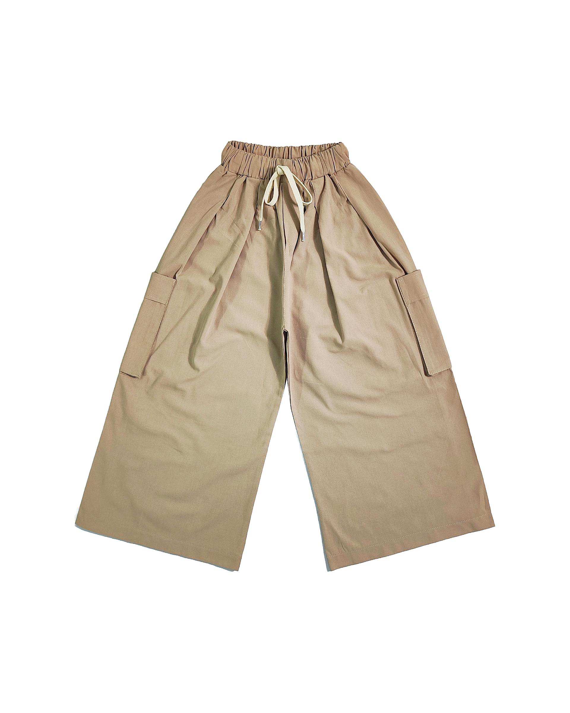 ست تیشرت و شلوار دخترانه کرم لئو کیدز Leo Kids کد 1-6830