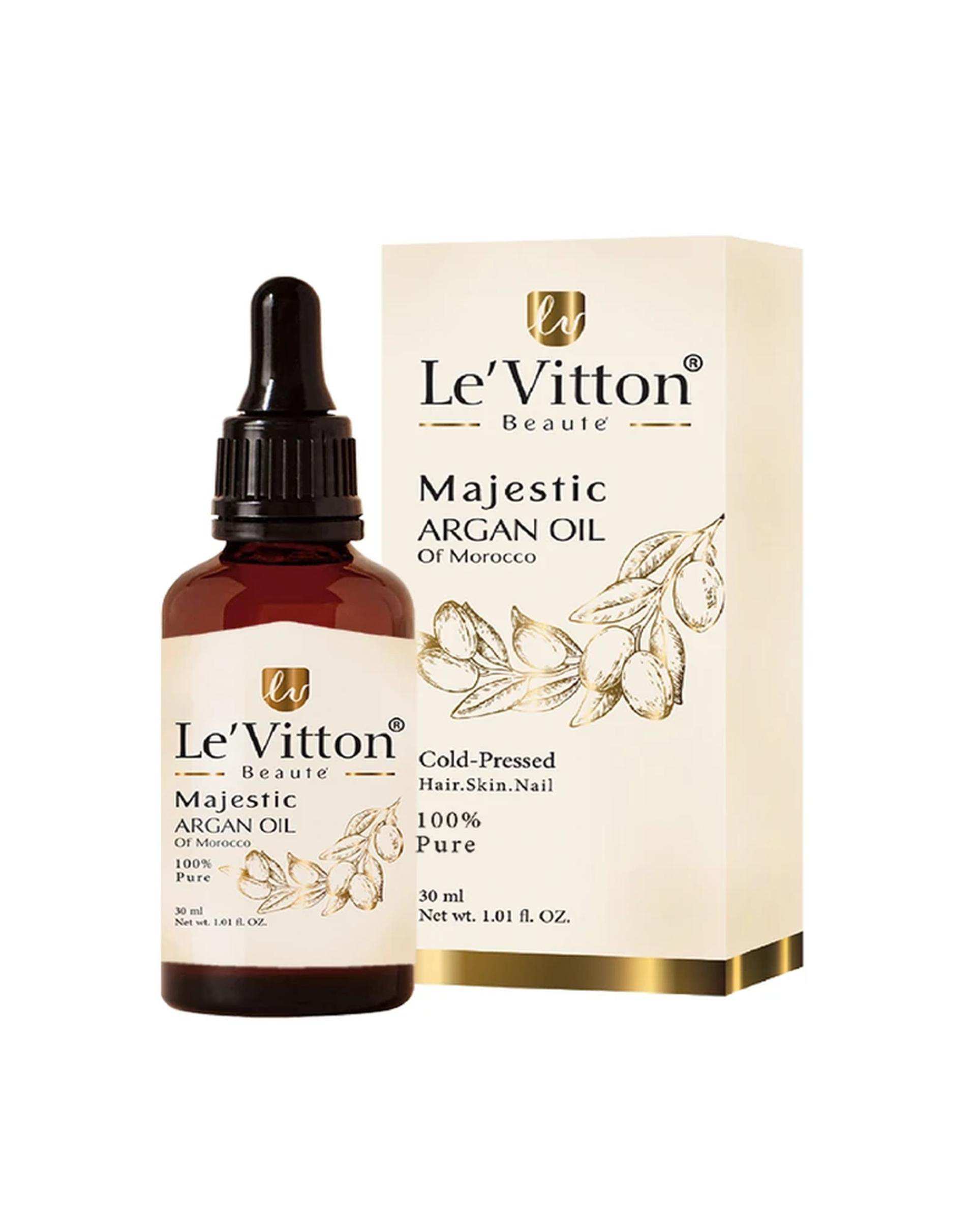 روغن پوست و مو آرگان لویتون Levitton مدل majestic حجم 30ml