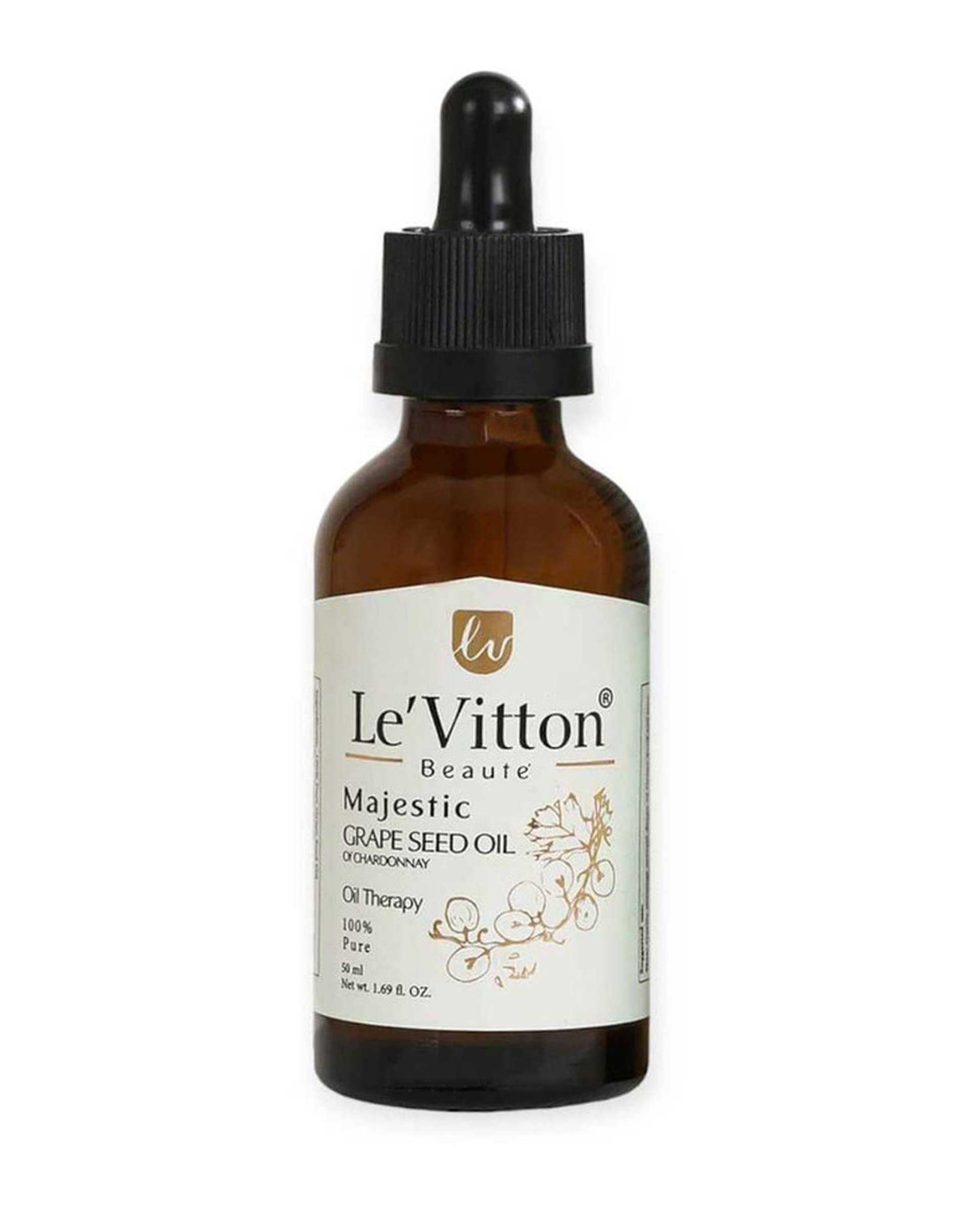 روغن پوست و مو هسته انگور لویتون Levitton مدل Grape حجم 50ml