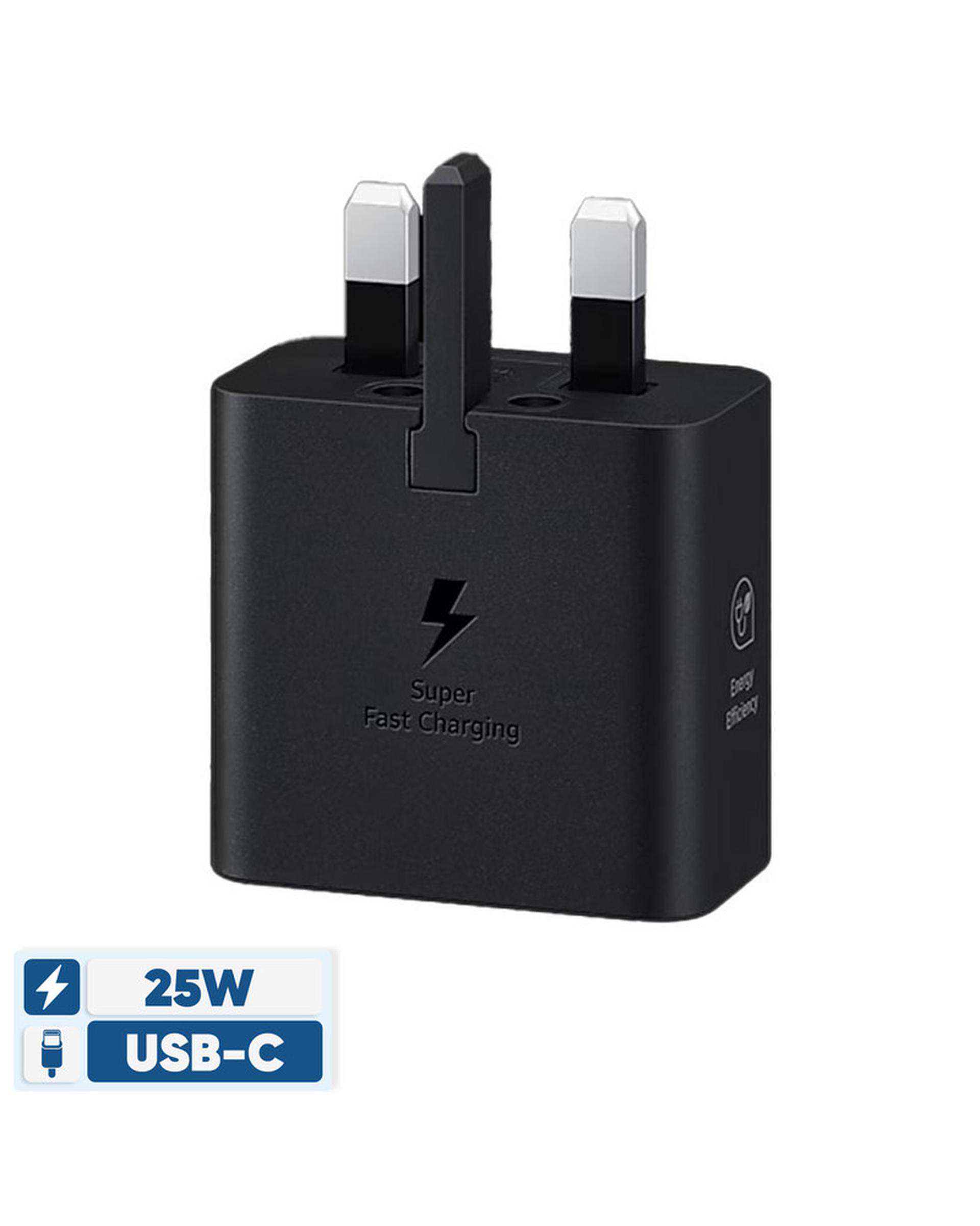 شارژر دیواری 25 وات مشکی سامسونگ مدل EP-TA800