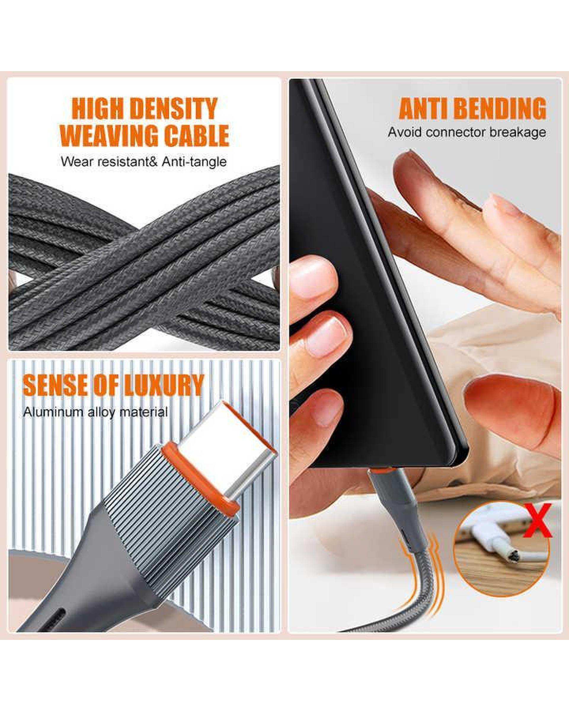 کابل USB-C الدینیو مدل LC431C 65W طول 1 متر