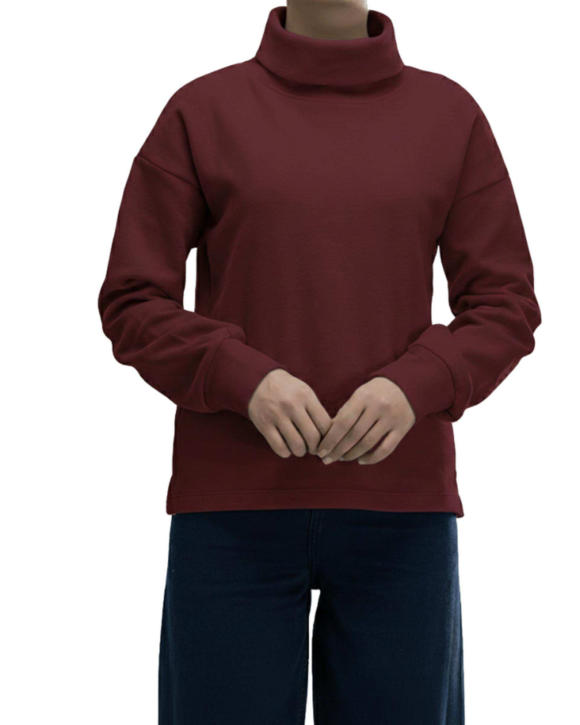 بلوز زنانه زرشکی سرژه Serge کد 243104