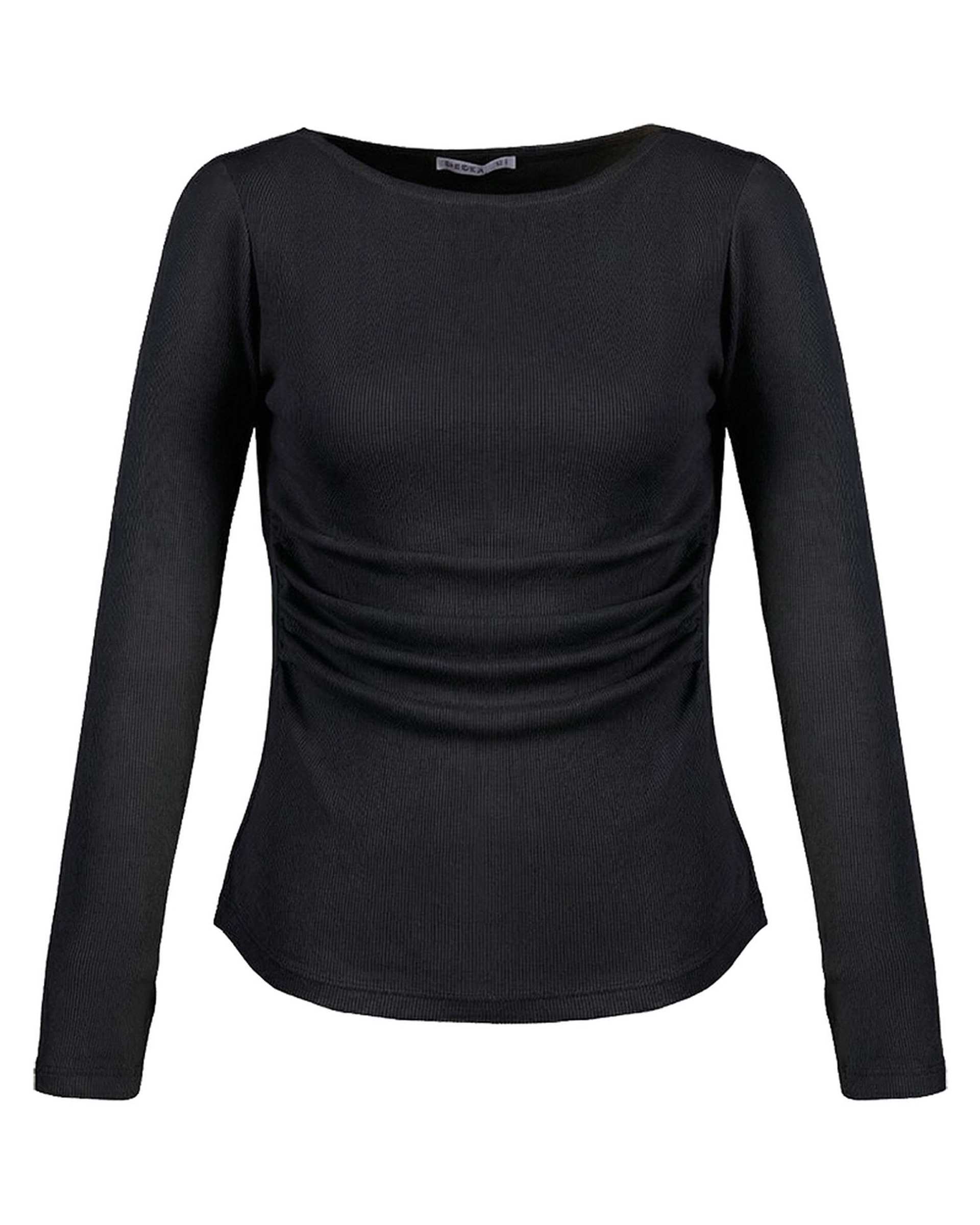 بلوز زنانه مشکی سرژه Serge کد 243121