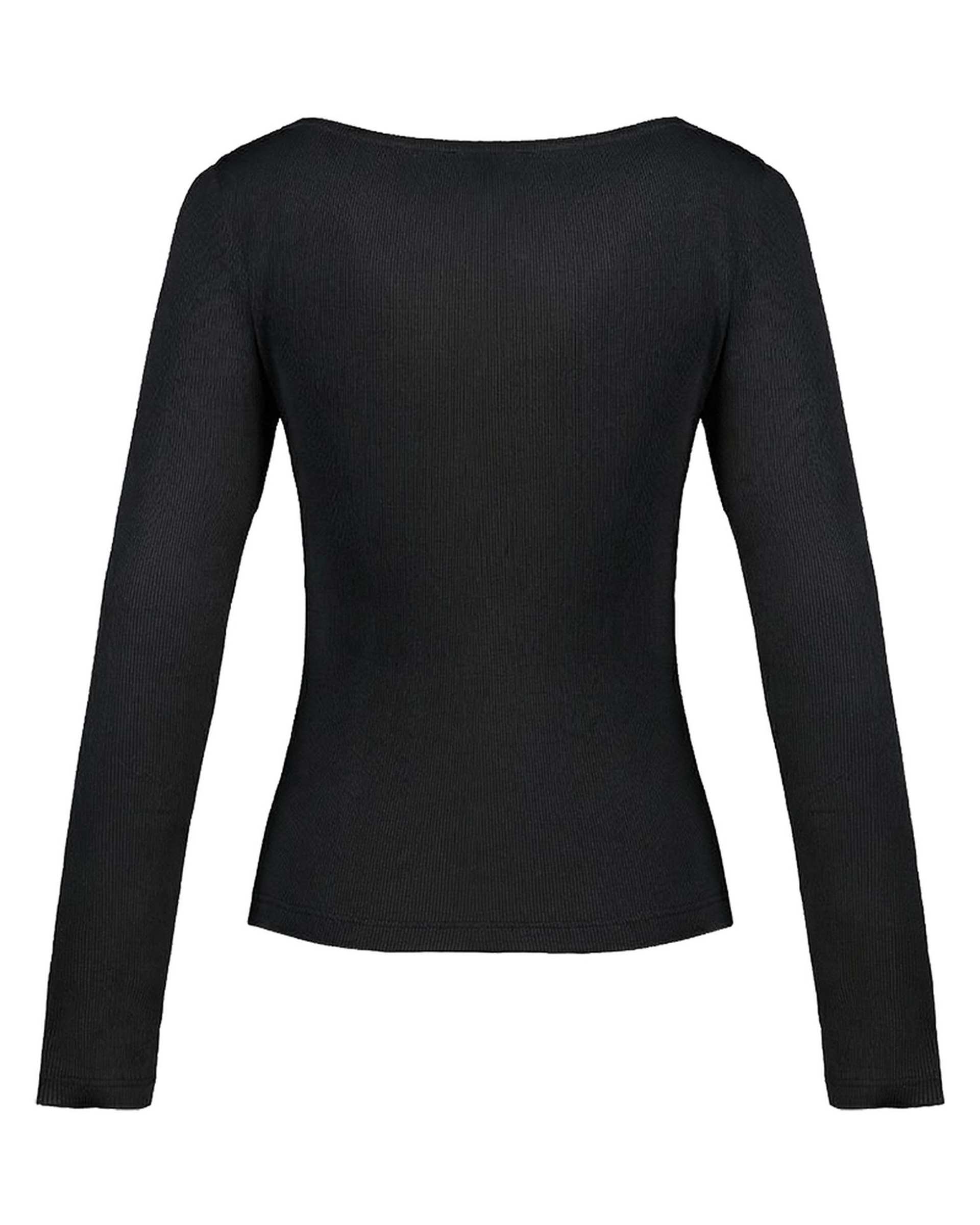 بلوز زنانه مشکی سرژه Serge کد 243121