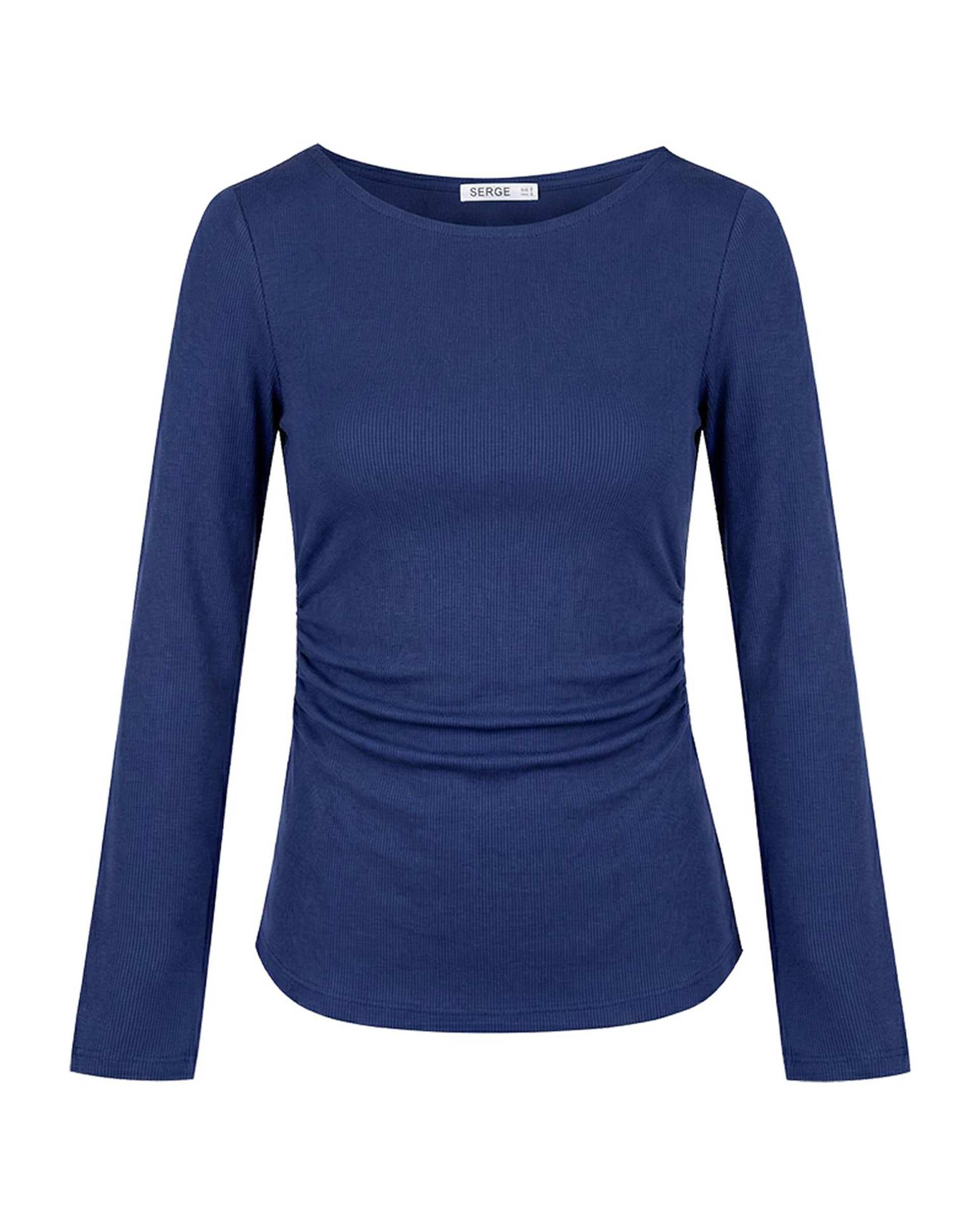 بلوز زنانه آبی تیره سرژه Serge کد 243121
