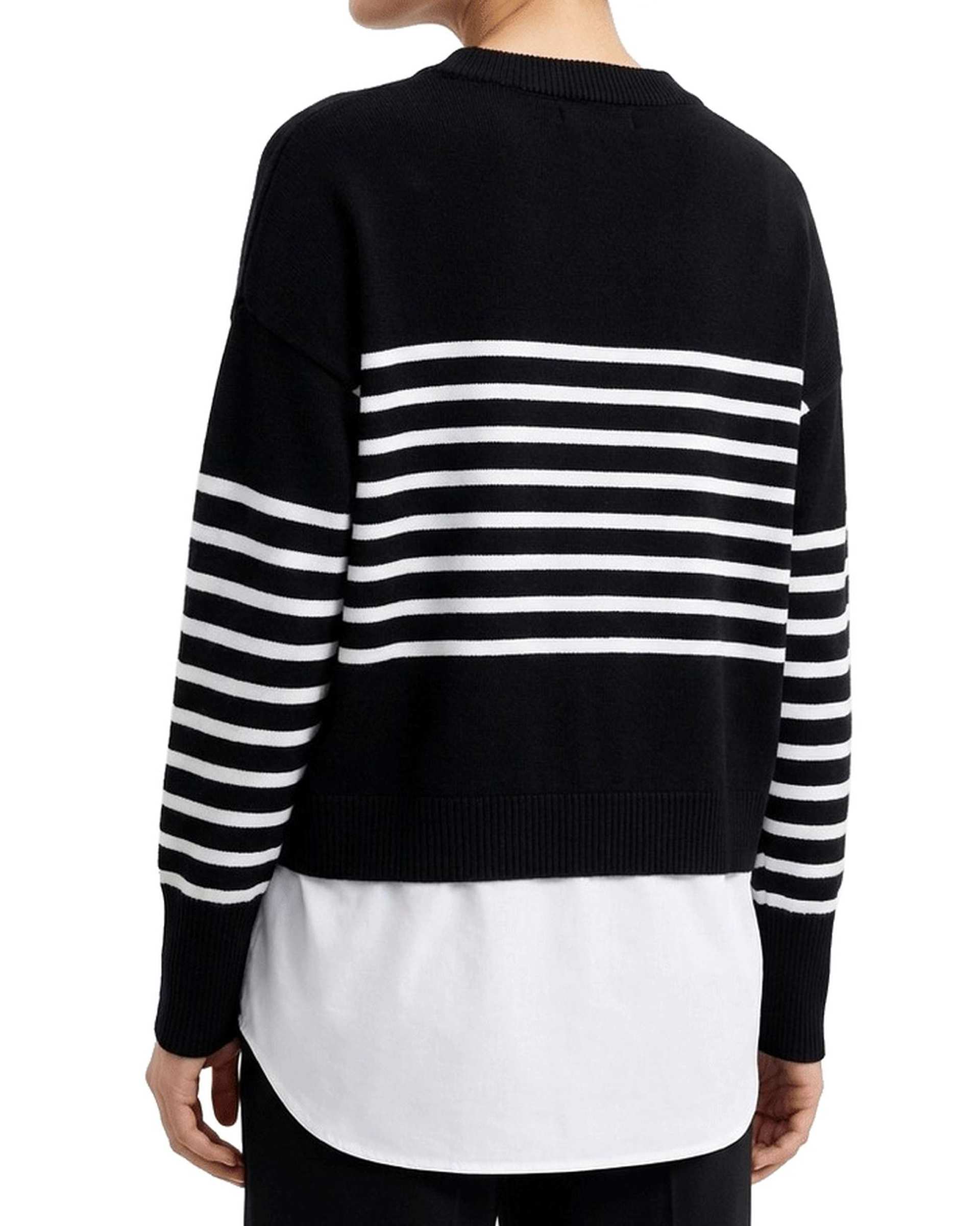 بلوز بافت زنانه مشکی سرژه Serge کد 225180