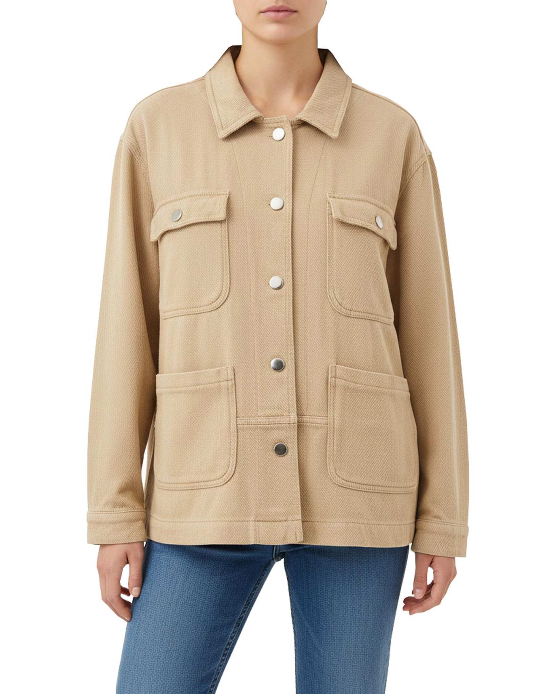 تونیک کتان زنانه خردلی سرژه Serge کد 232191