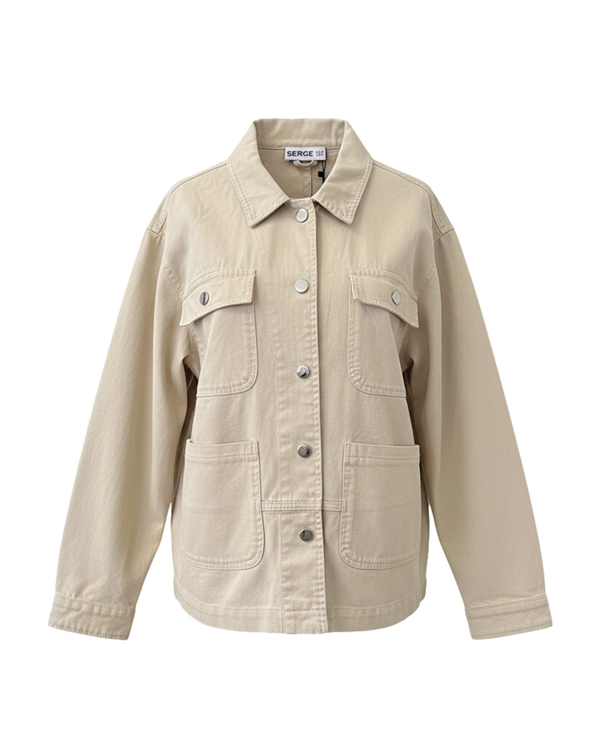 تونیک کتان زنانه کرم سرژه Serge کد 232191