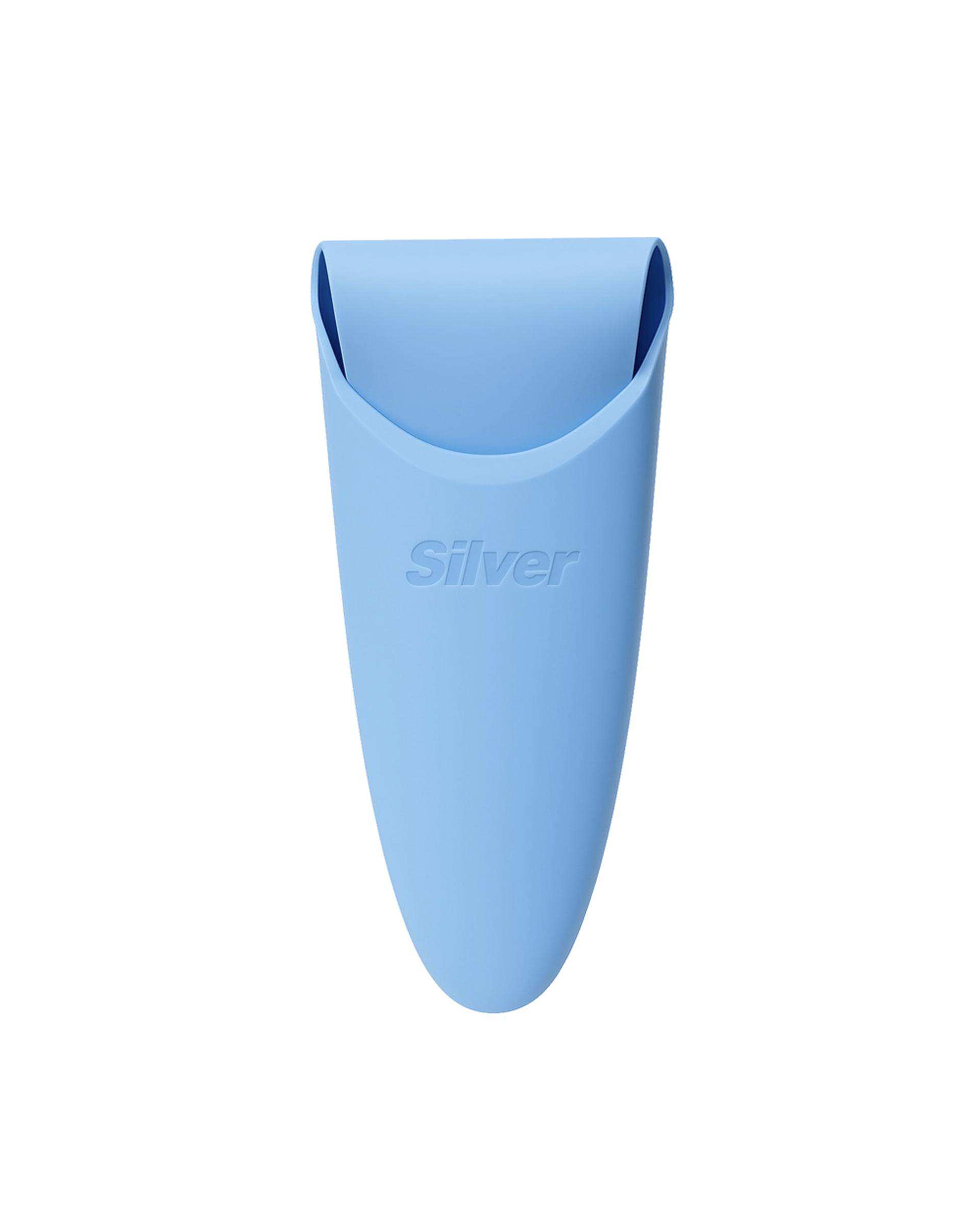 خودتراش زنانه 5 لبه سرمه ای سیلور Silver مدل Gloria5 System به همراه 2 تیغ یدک و سیلیکون کیس
