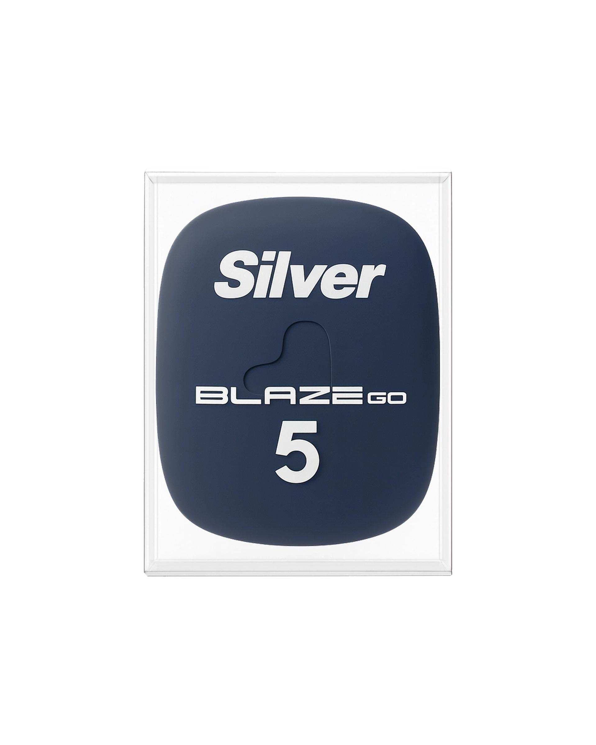 خودتراش 5 لبه سیلور Silver مدل Blaze5 GO دسته با 3 تیغ یدک و هاردباکس