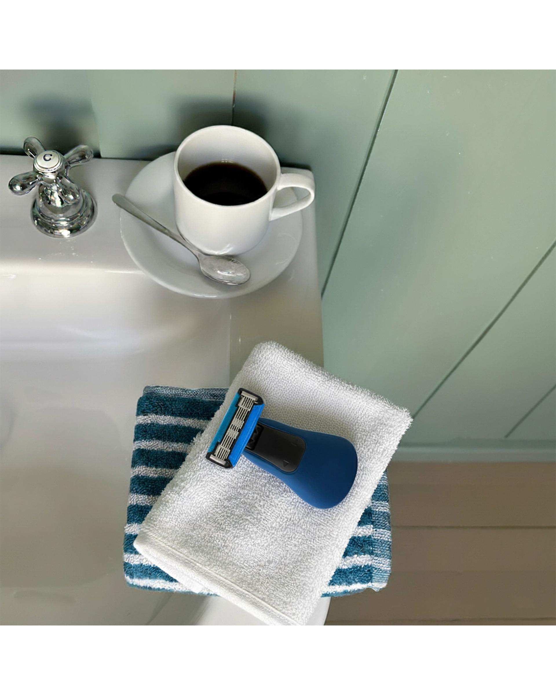 خودتراش 5 لبه سیلور Silver مدل Blaze5 GO دسته با 3 تیغ یدک و هاردباکس