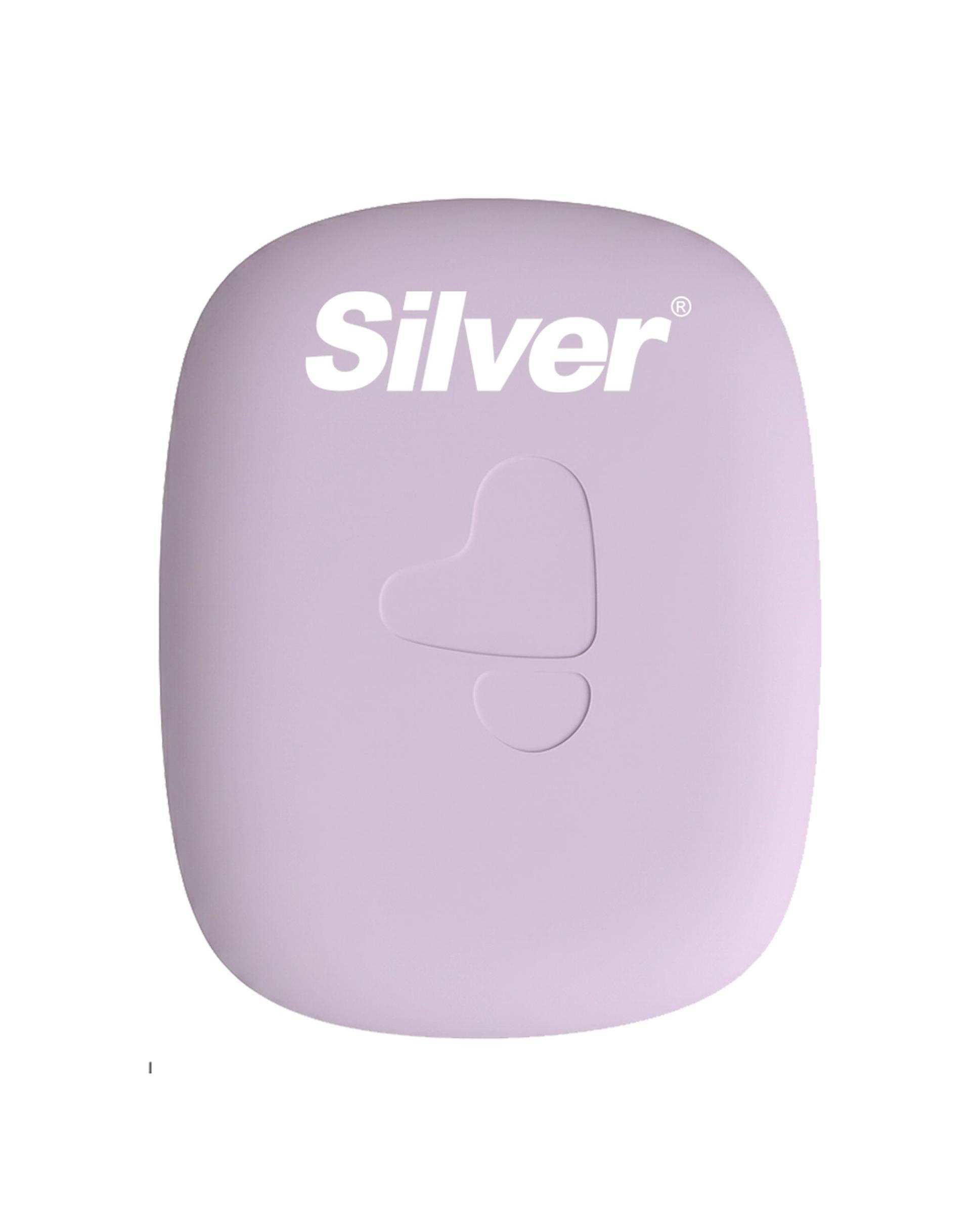 خودتراش زنانه 5 لبه بنفش سیلور Silver مدل Gloria5 GO دسته با 3 تیغ یدک و هاردکیس