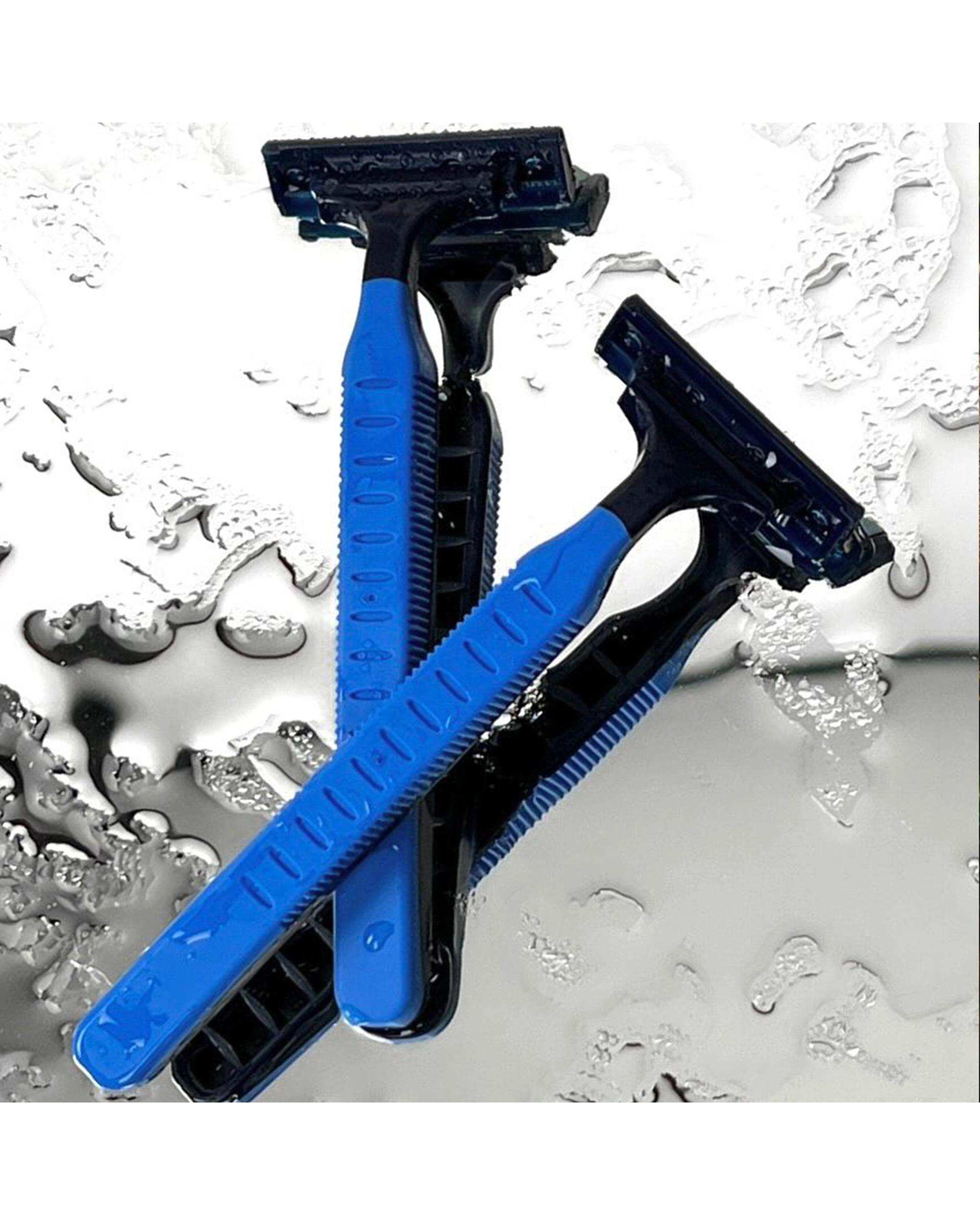 خودتراش 2 لبه سیلور Silver مدل Rubber Grip بسته 5 عددی