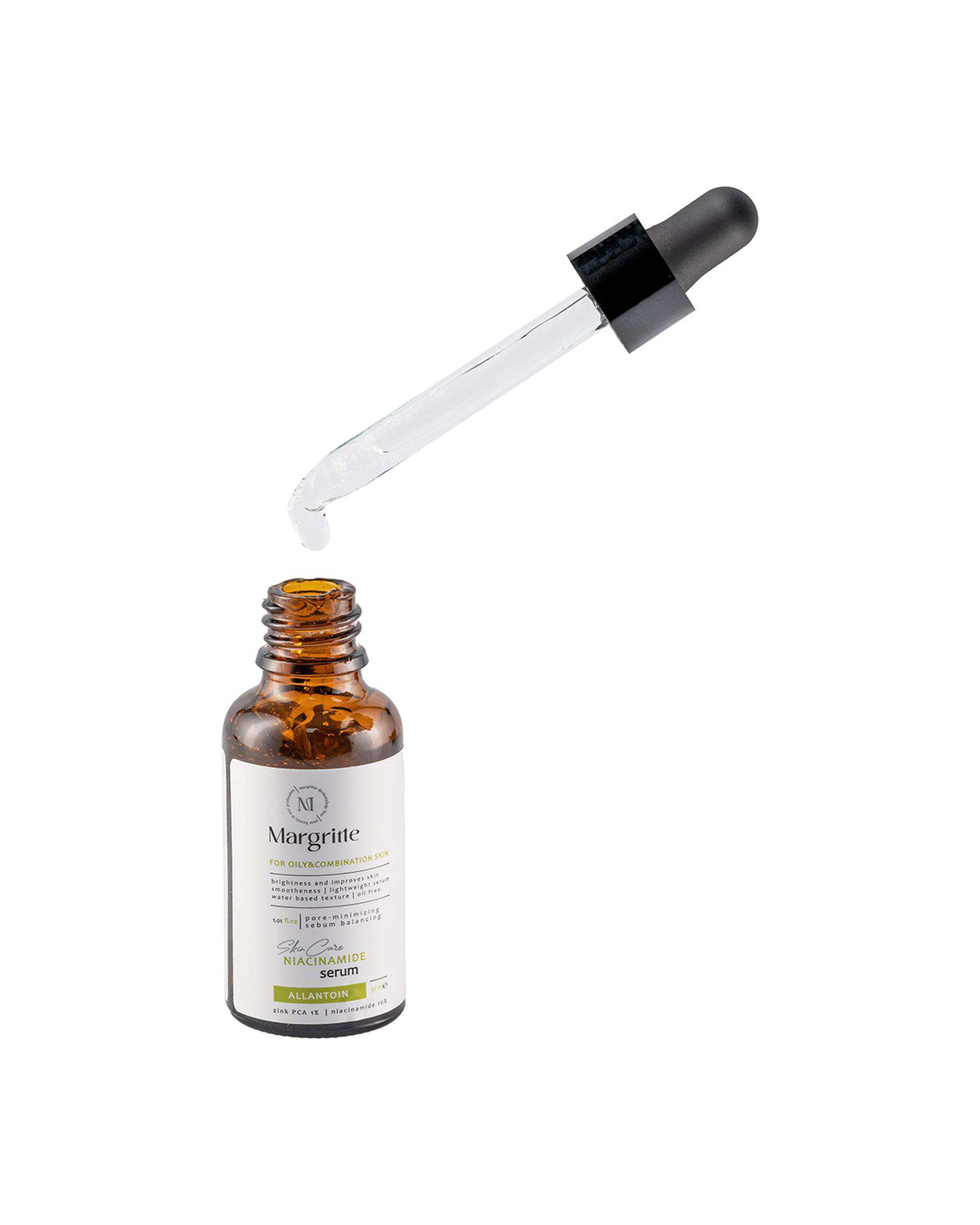 سرم نیاسینامید مارگریت Margritte مناسب پوست چرب و مختلط حجم 30ml