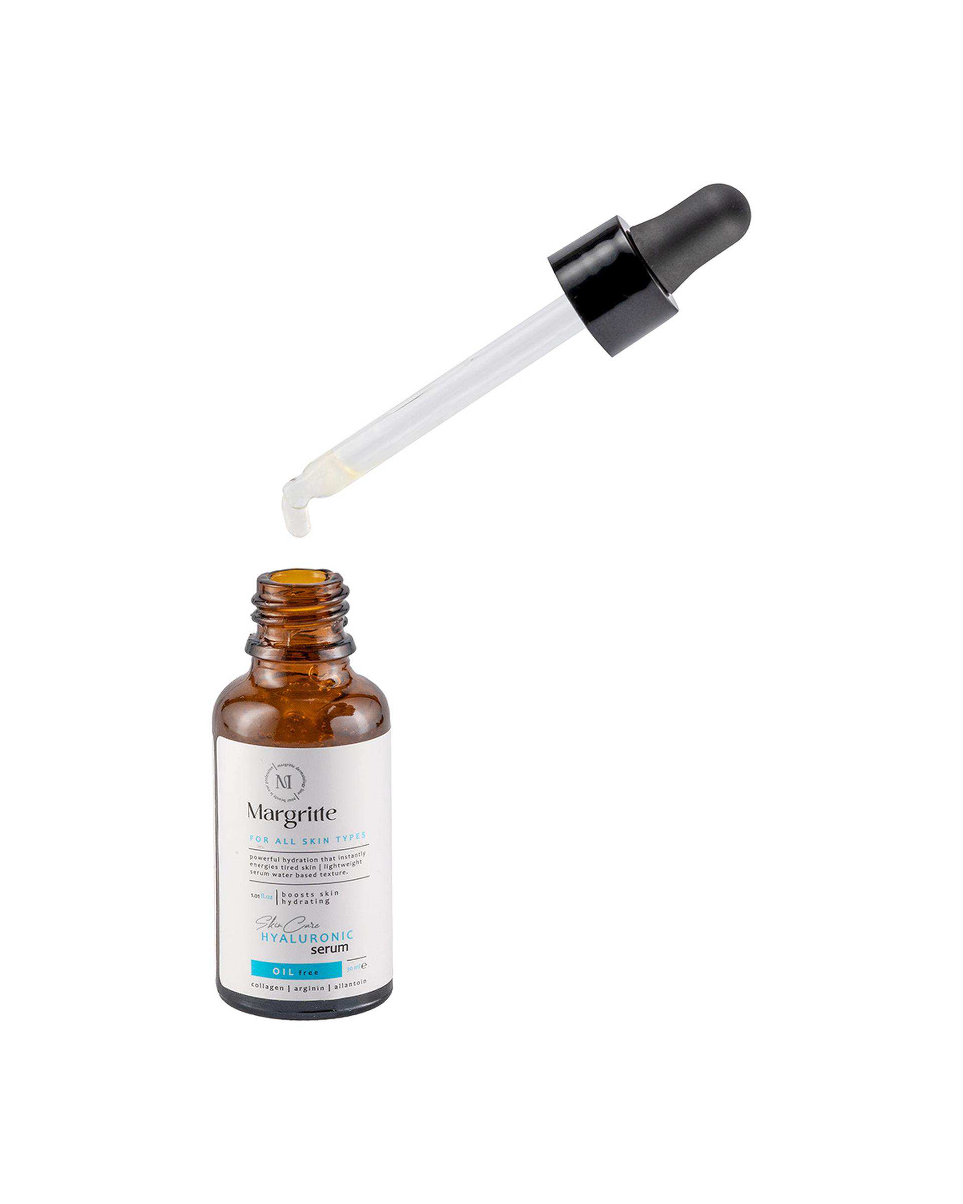 سرم هیالورونیک اسید مارگریت Margritte مناسب انواع پوست حجم 30ml