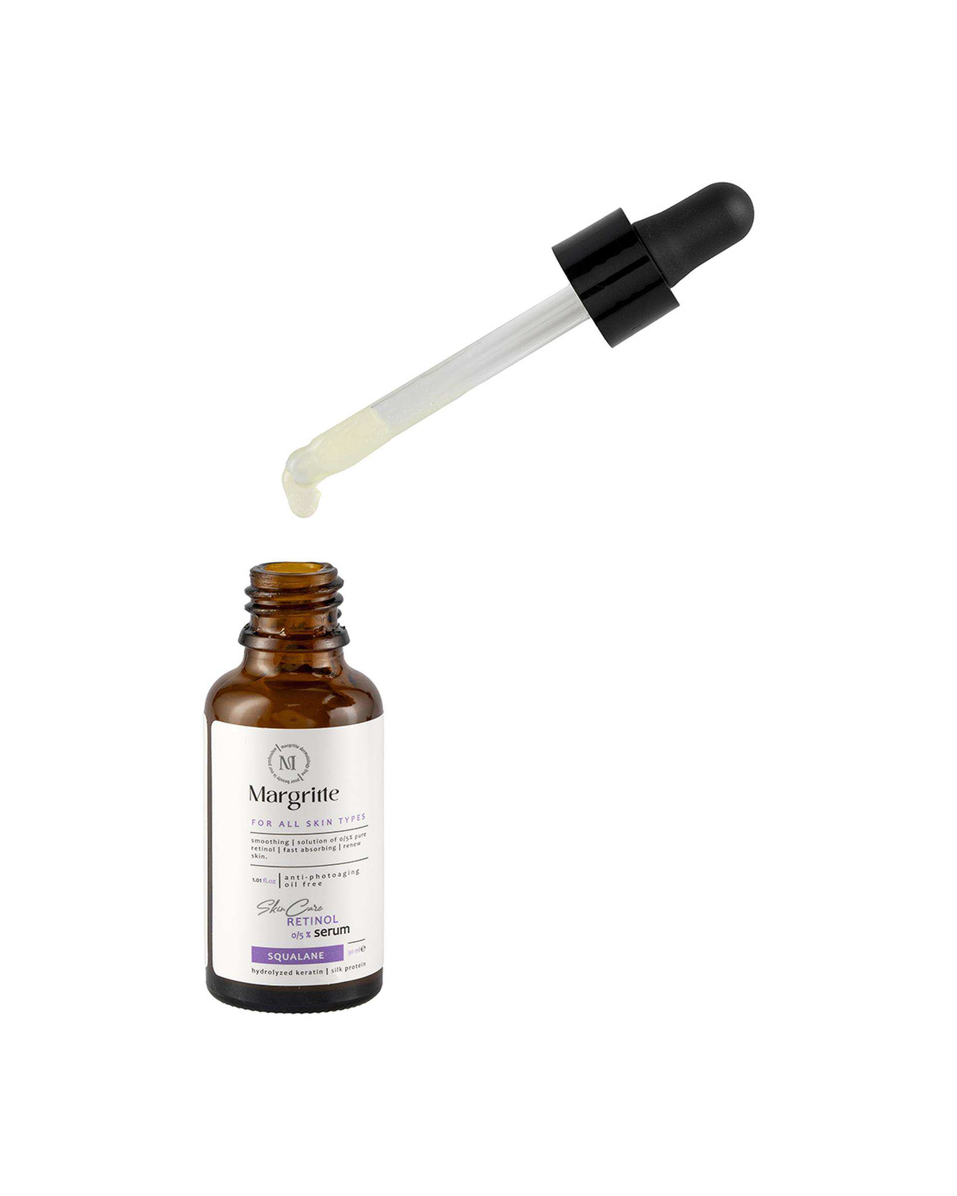 سرم رتینول مارگریت Margritte مناسب انواع پوست حجم 30ml