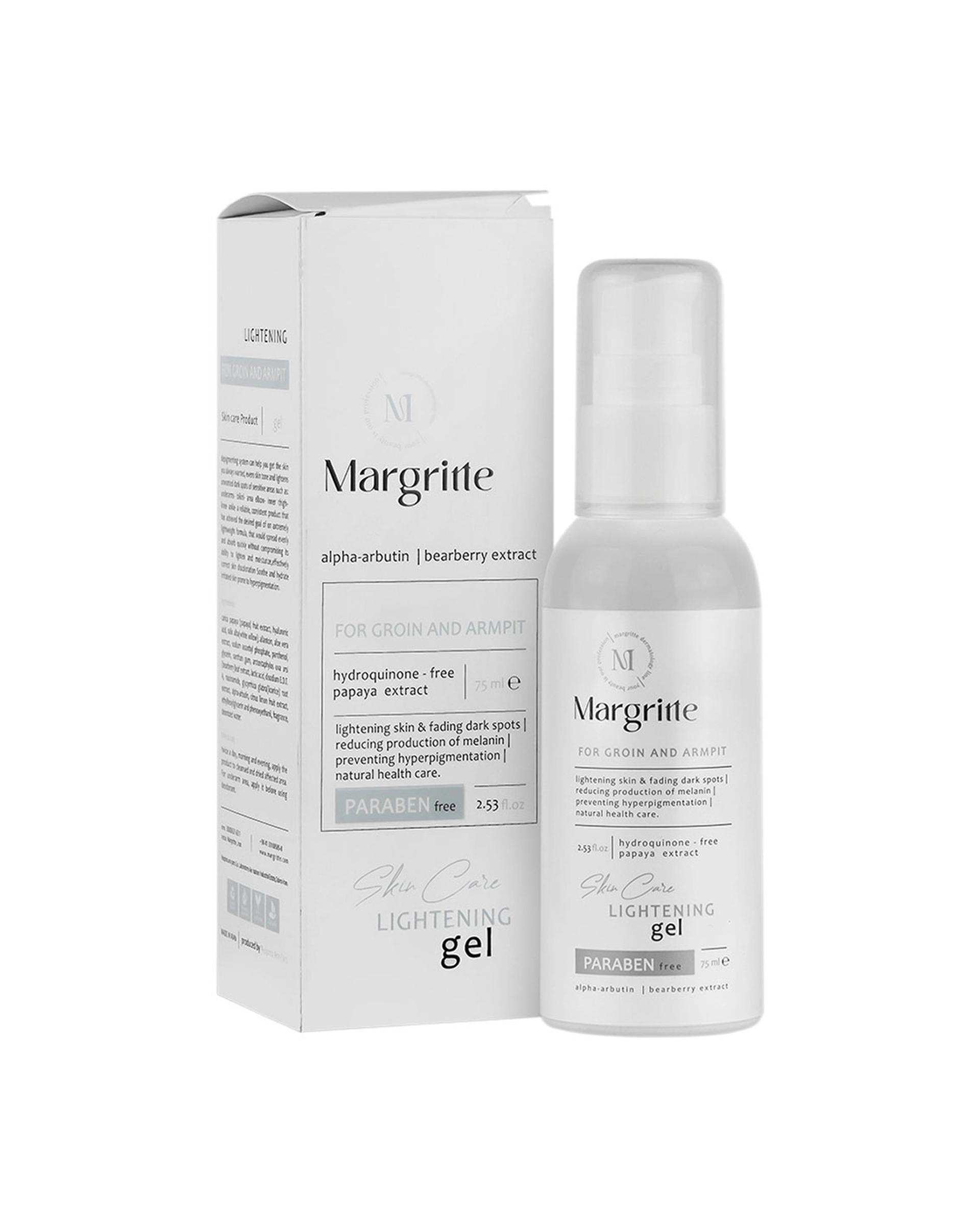 ژل روشن کننده کشاله ران و زیر بغل مارگریت Margritte حجم 75ml