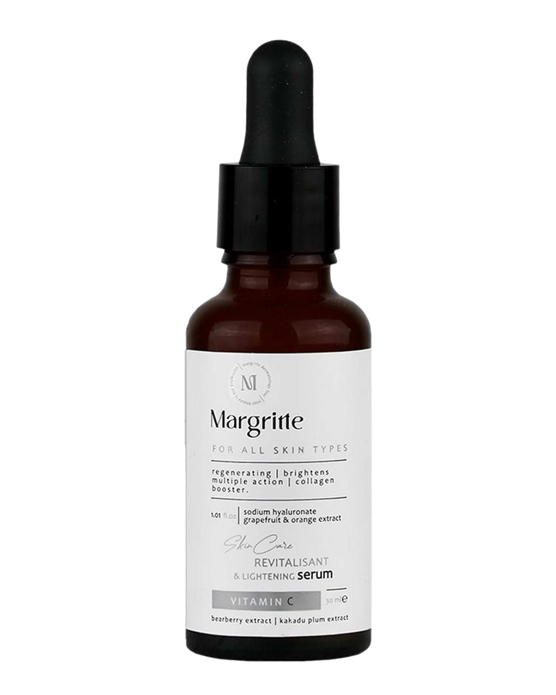 سرم روشن کننده و احیا کننده مارگریت Margritte حاوی ویتامین C حجم 30ml
