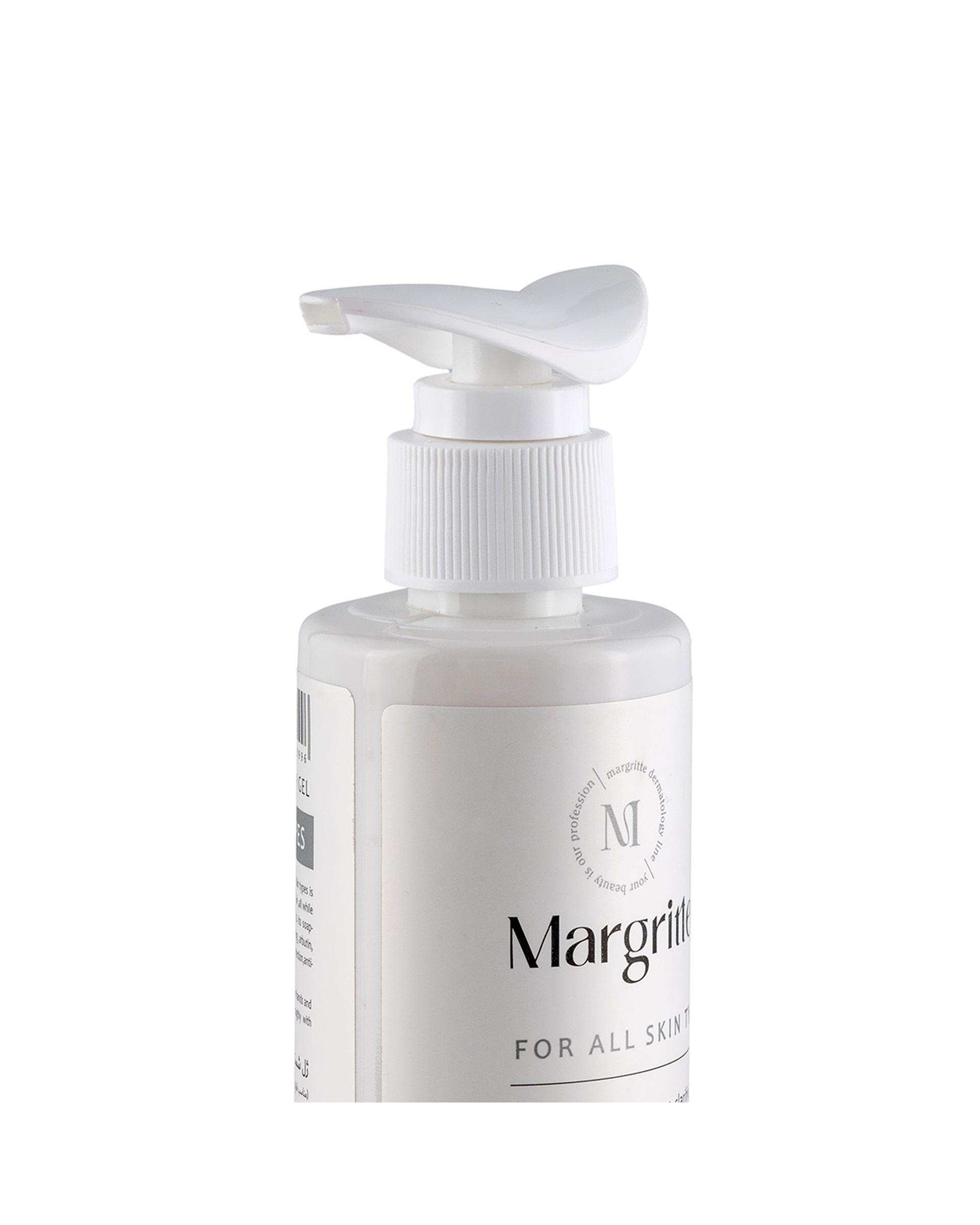 ژل شستشوی روشن کننده صورت مارگریت Margritte مناسب انواع پوست حجم 200ml
