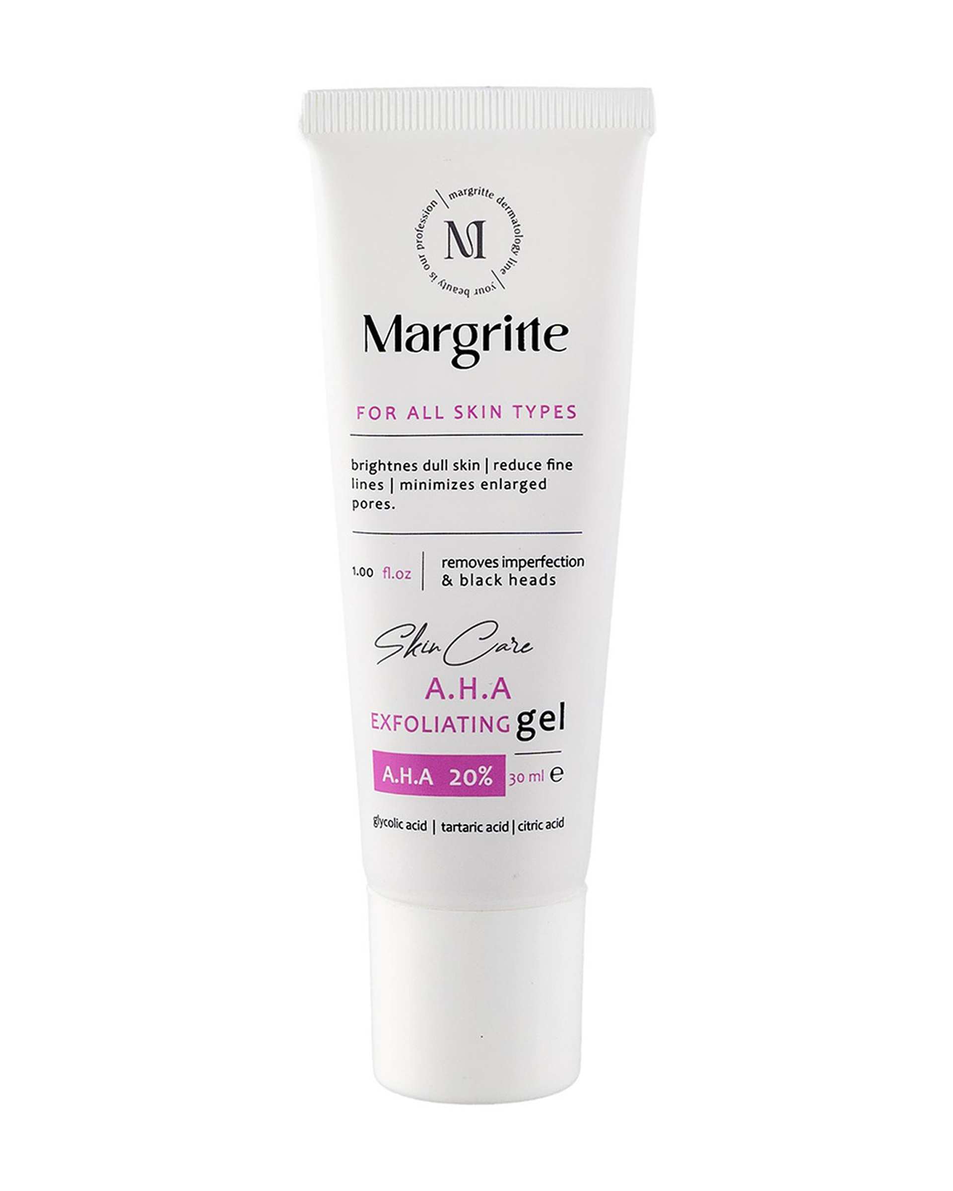 ژل لایه بردار صورت مارگریت Margritte حاوی 20% AHA حجم 30ml