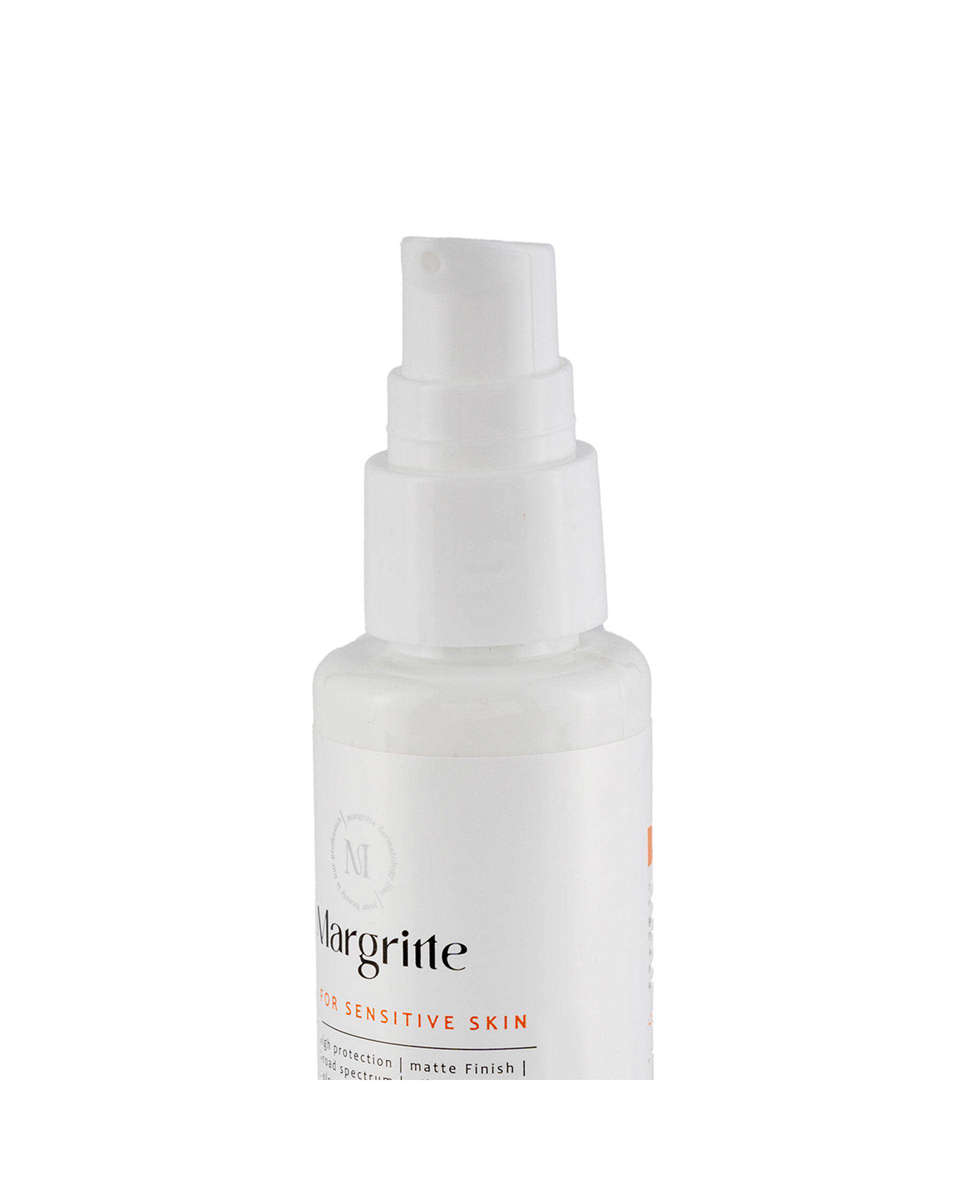 کرم ضد آفتاب بی رنگ SPF30 مارگریت Margritte مناسب پوست حساس حجم 50ml
