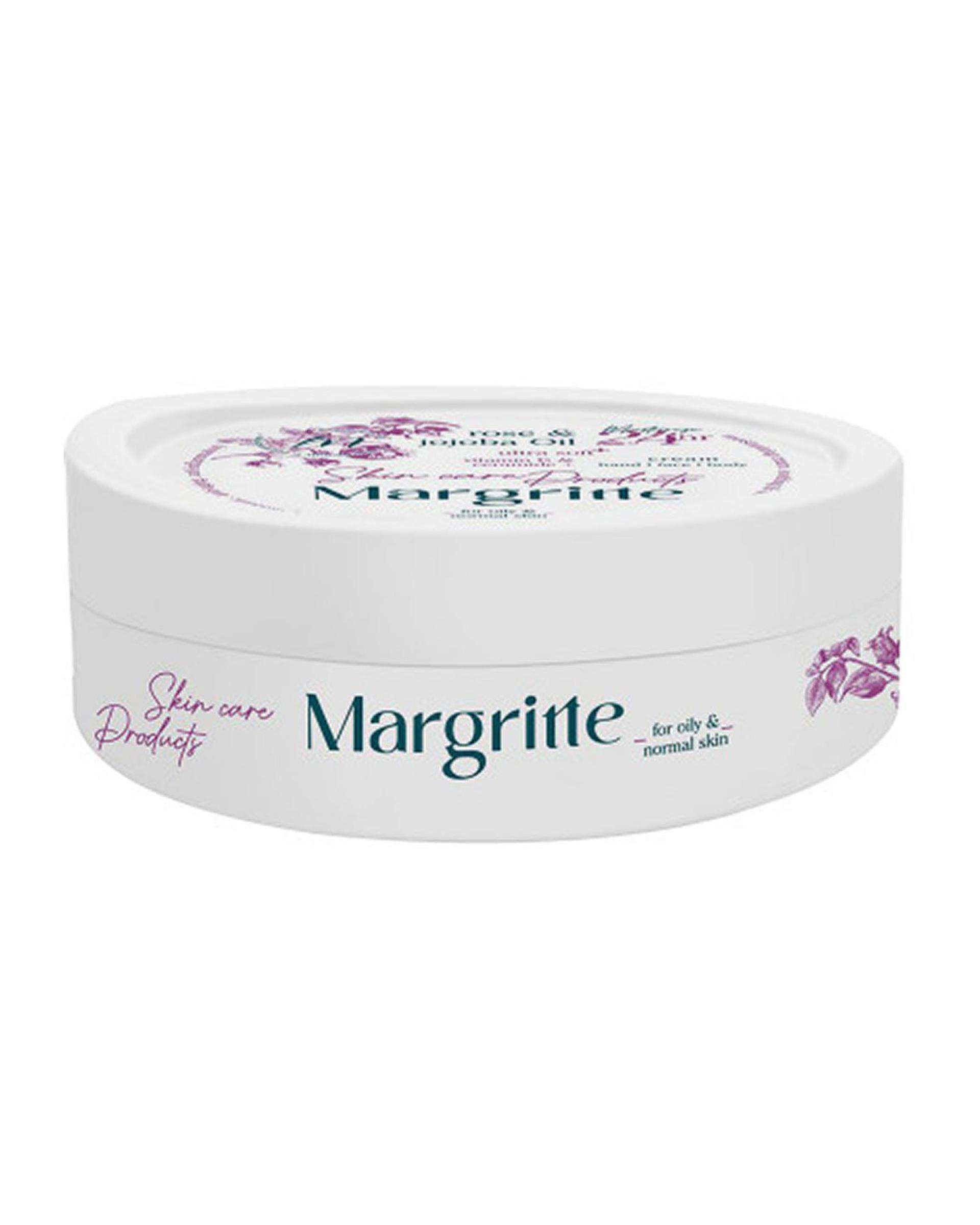 کرم مرطوب کننده و آبرسان مارگریت Margritte حاوی گل رز و جوجوبا حجم 150ml