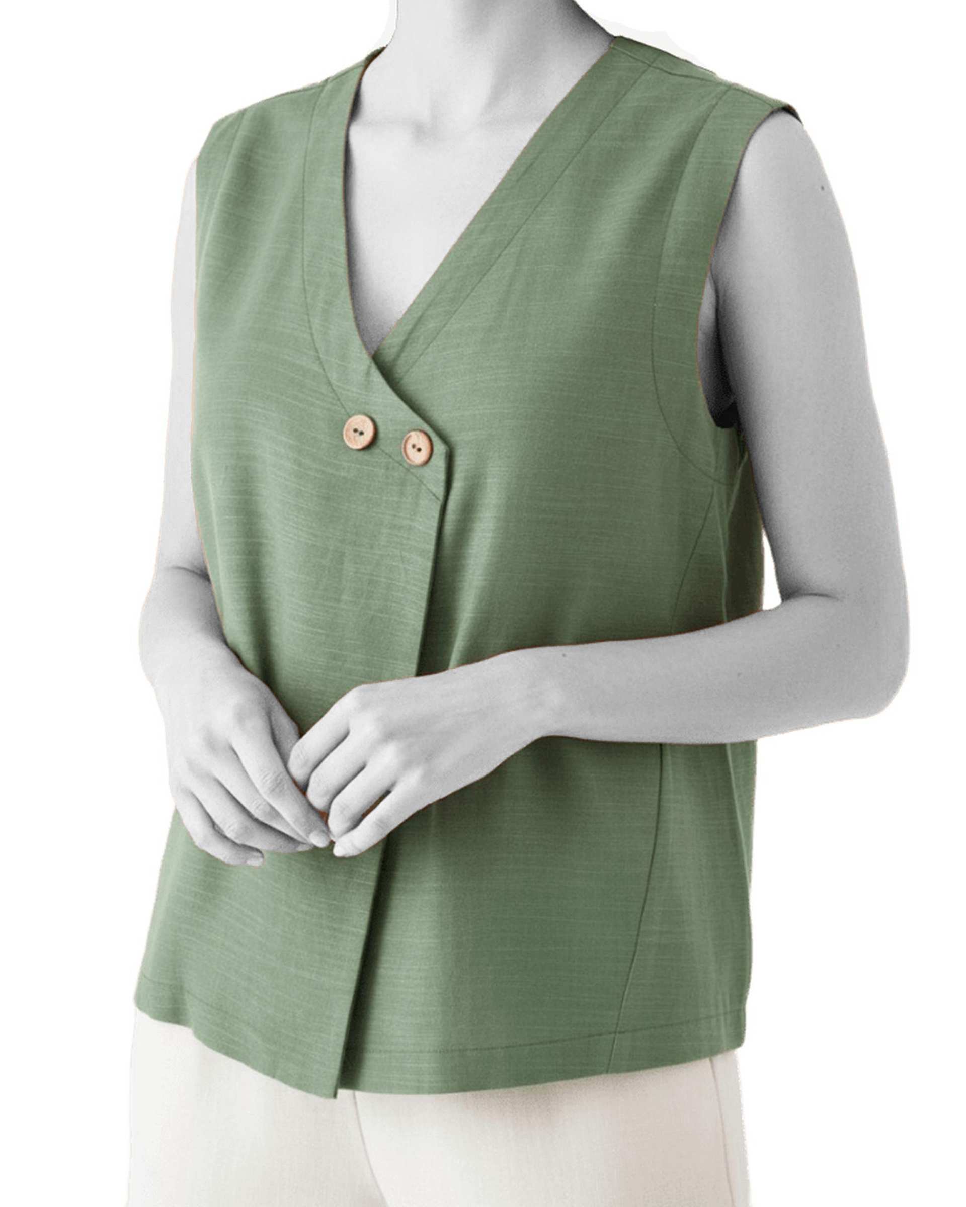 تاپ زنانه سبز تیره سرژه Serge کد 202672