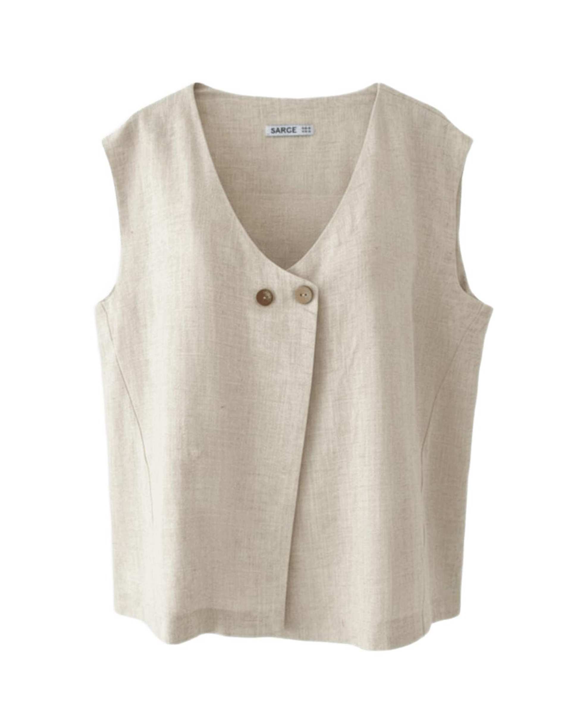 تاپ زنانه کرم سرژه Serge کد 202672