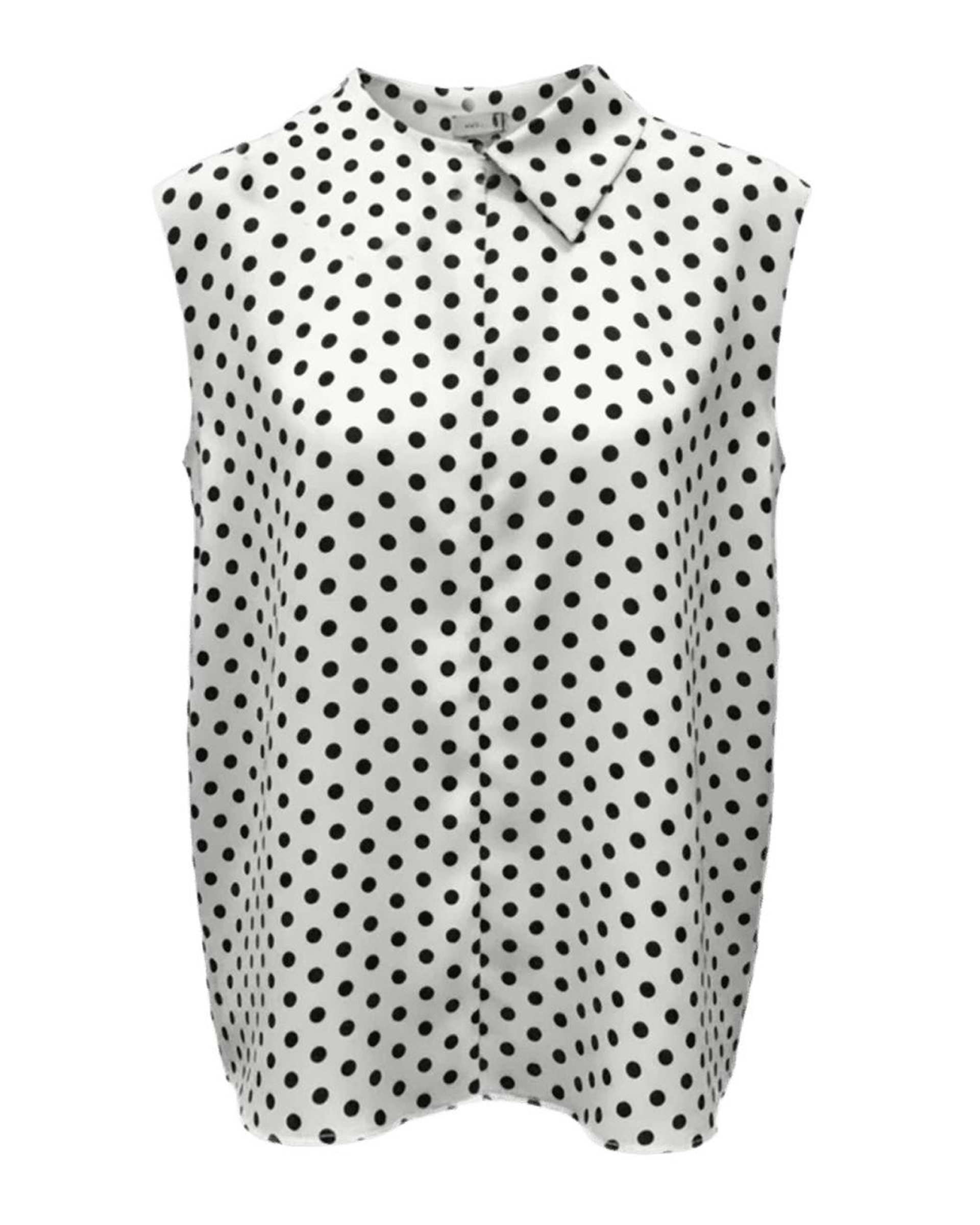 تاپ زنانه سفید مشکی سرژه Serge کد 202684