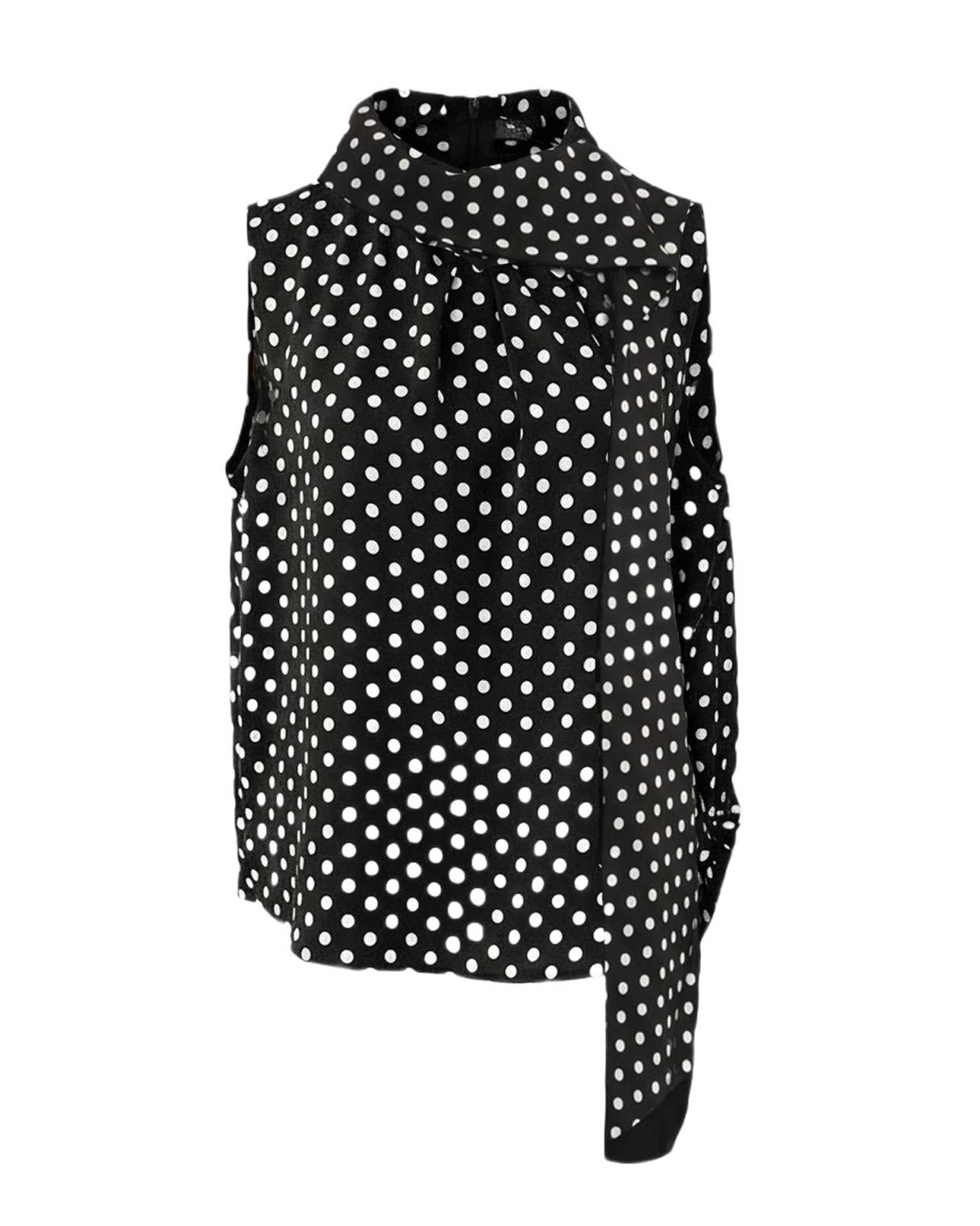 تاپ زنانه مشکی سفید سرژه Serge کد 202684