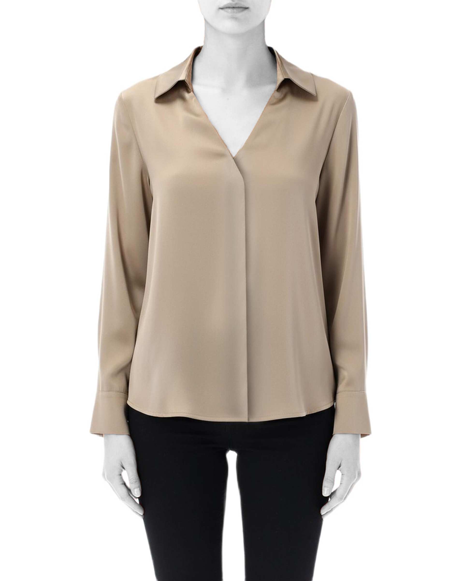 بلوز زنانه سبز زیتونی سرژه Serge کد 204660