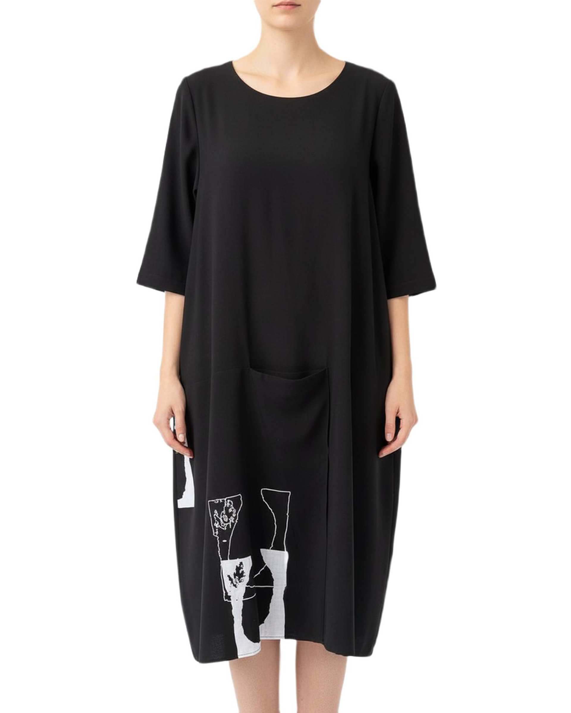 پیراهن زنانه مشکی سرژه Serge کد 206426