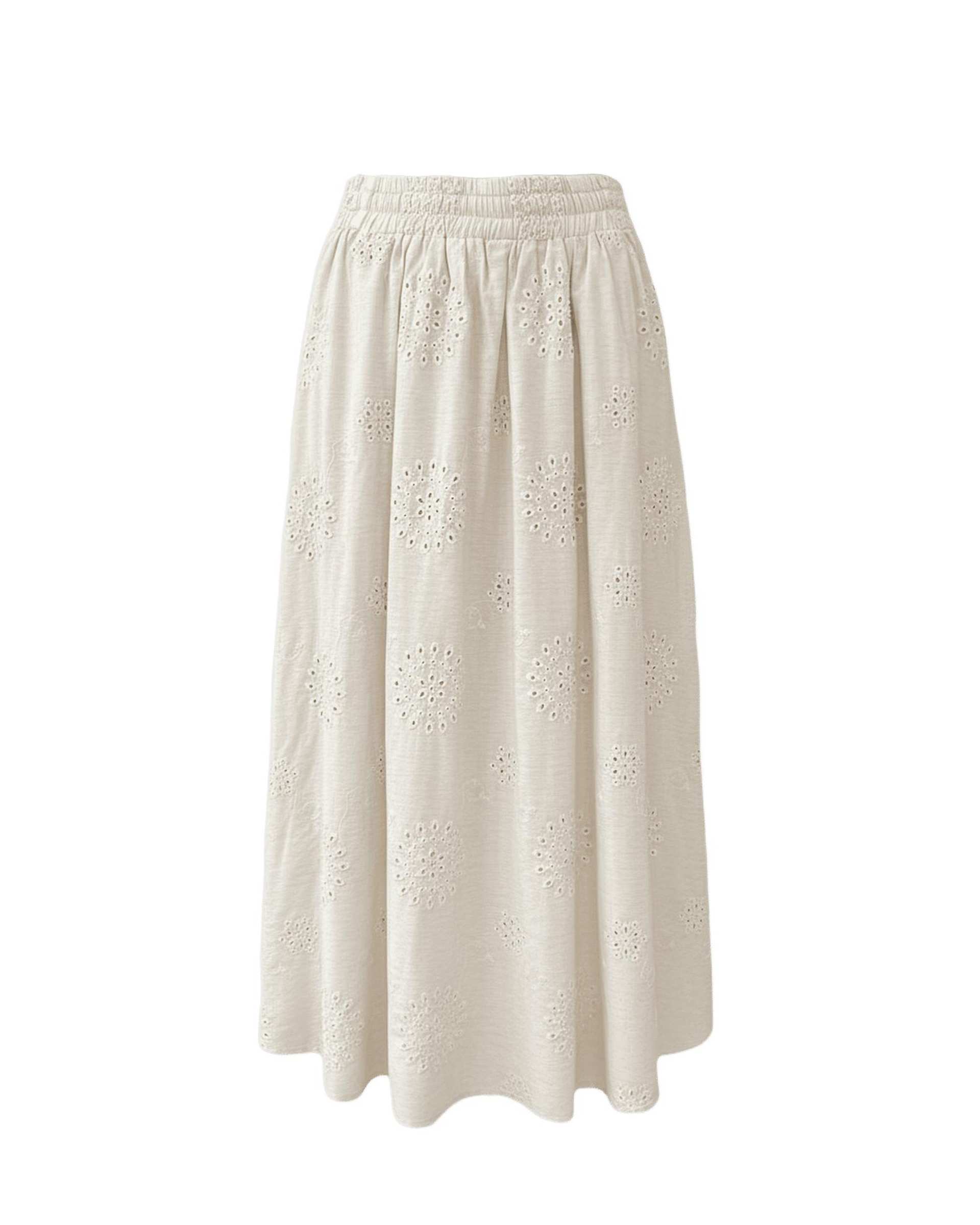 دامن زنانه کرم سرژه Serge کد 210238