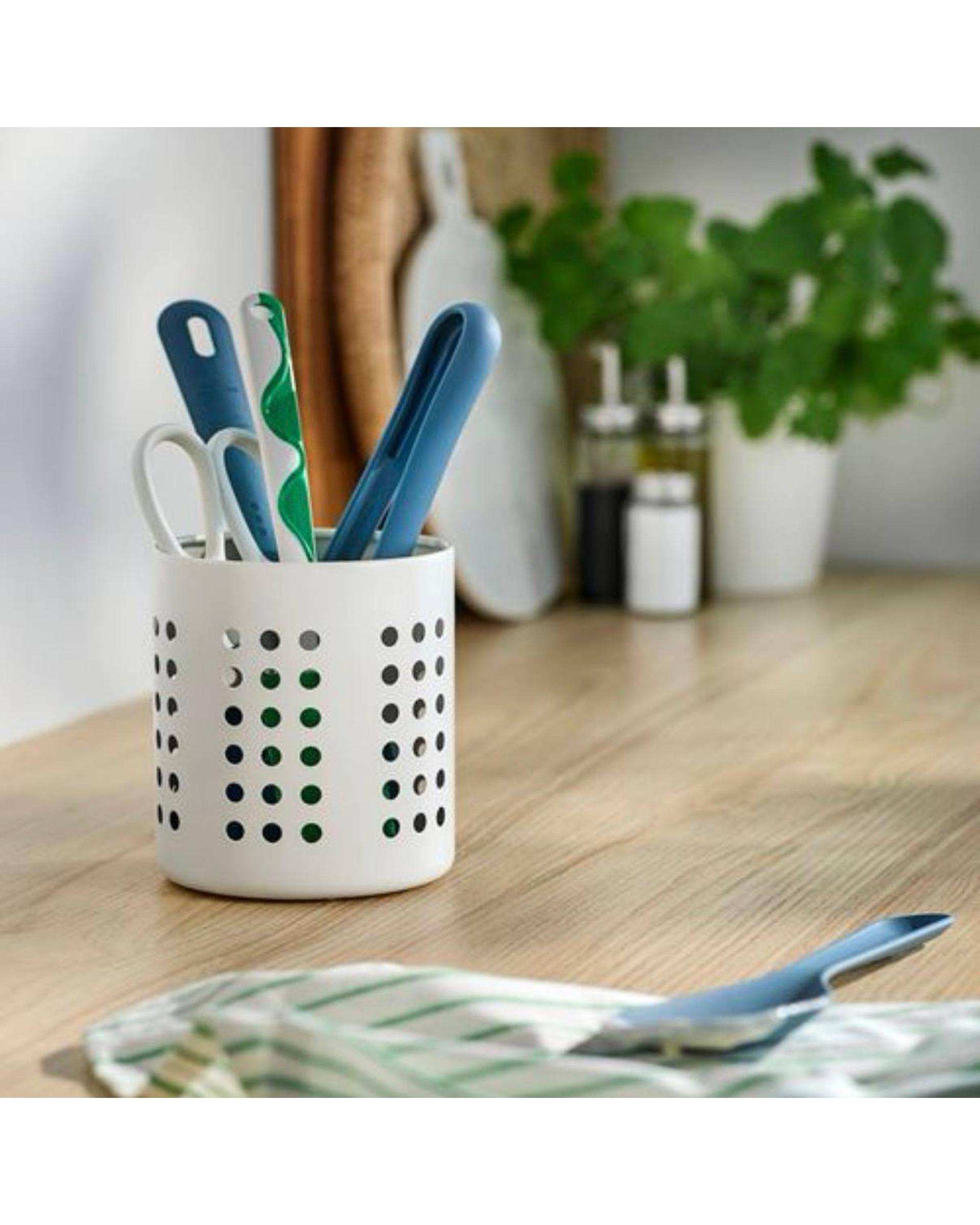 جا قاشقی فلزی کرم ایکیا Ikea مدل ORDNING