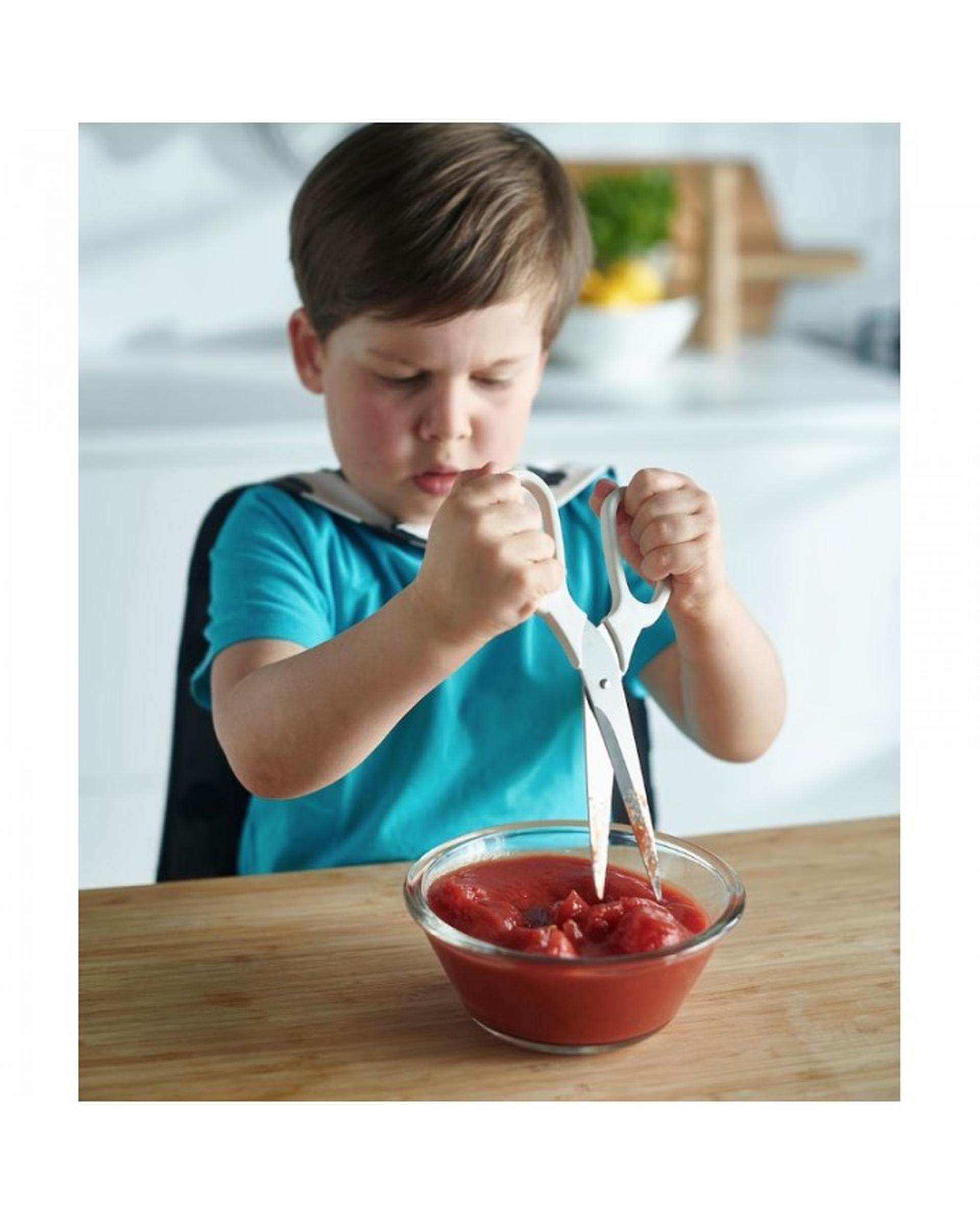 ست 2 عددی قیچی طوسی و سفید ایکیا Ikea مدل MARMBART