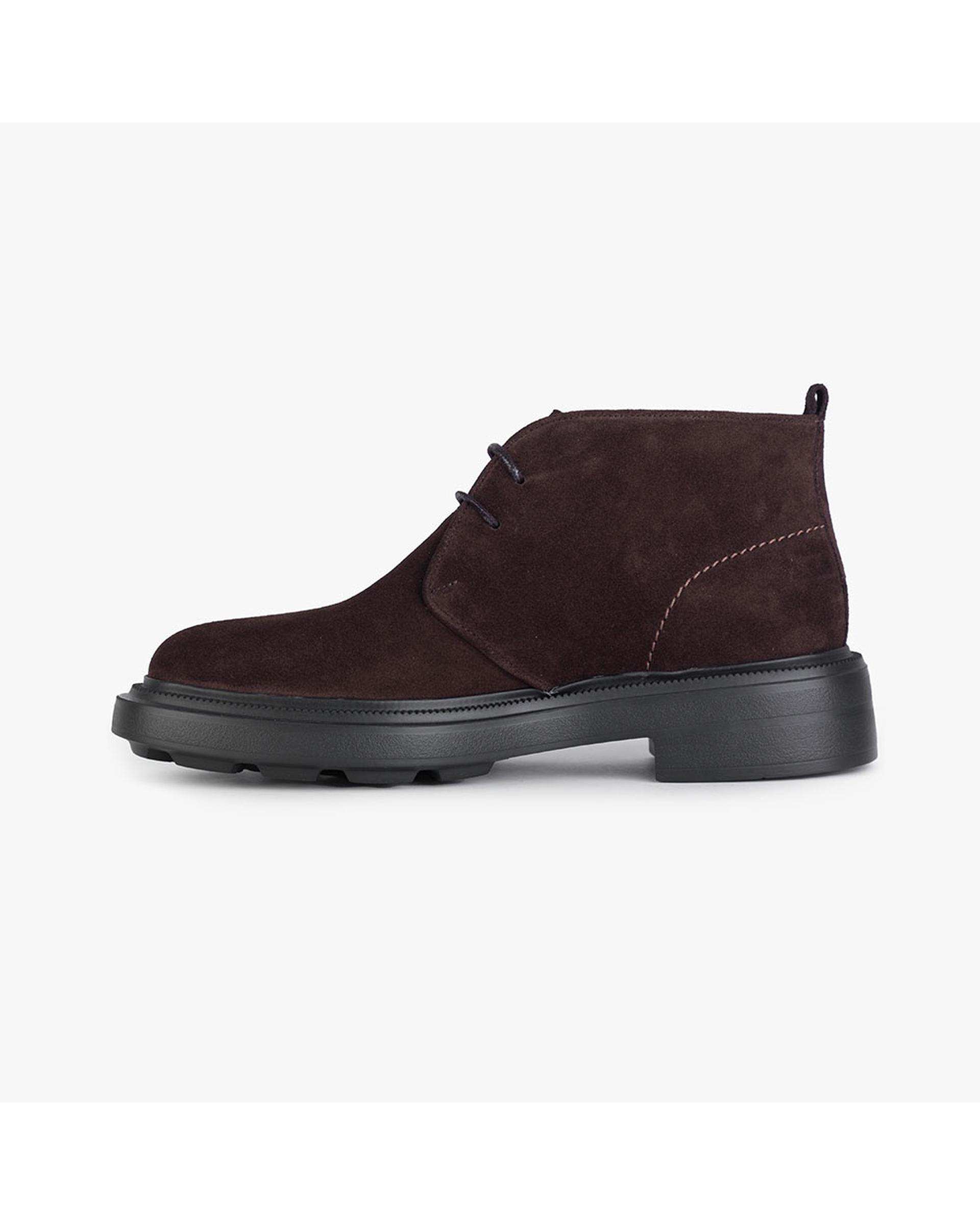 بوت چرم مردانه طبی قهوه ای برتونیکس Berttonix کد ES-4058