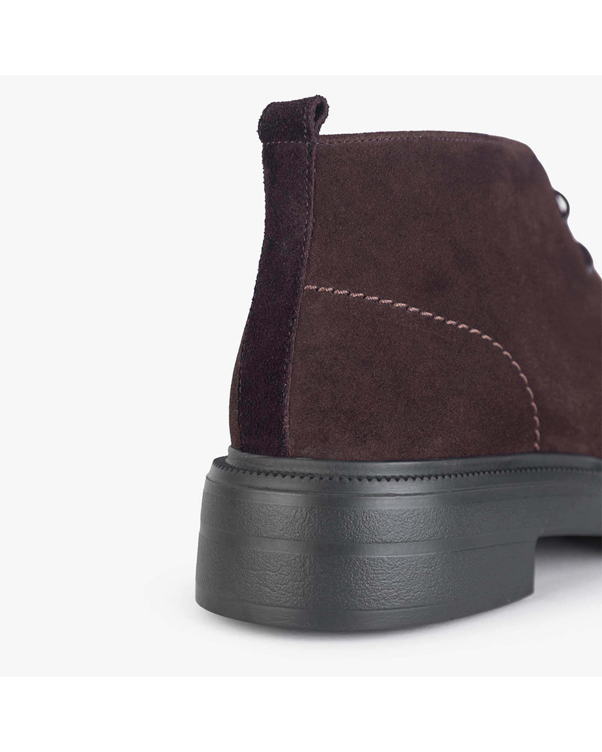 بوت چرم مردانه طبی قهوه ای برتونیکس Berttonix کد ES-4058