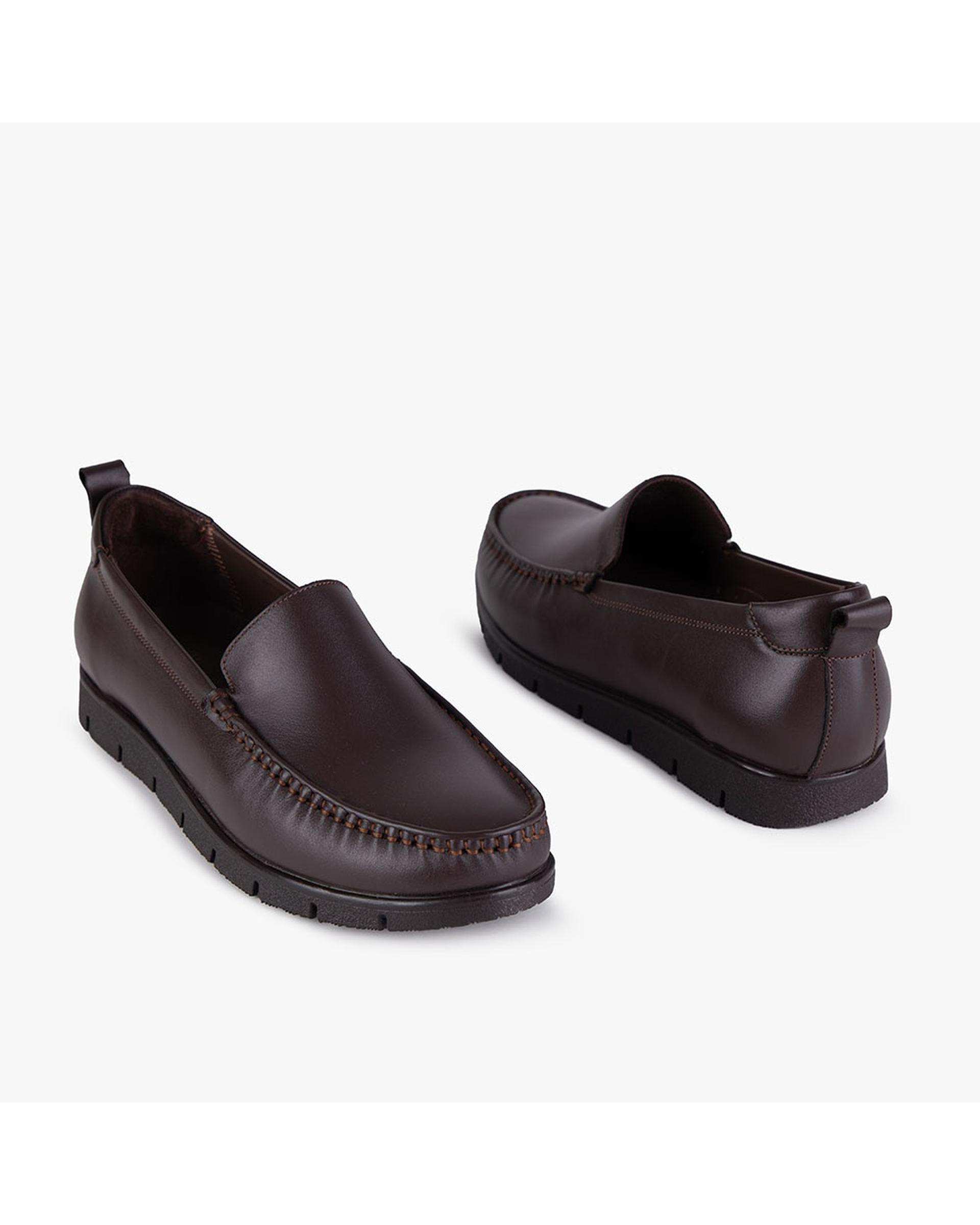 کفش چرم زنانه کژوال طبی قهوه ای برتونیکس Berttonix کد B 380