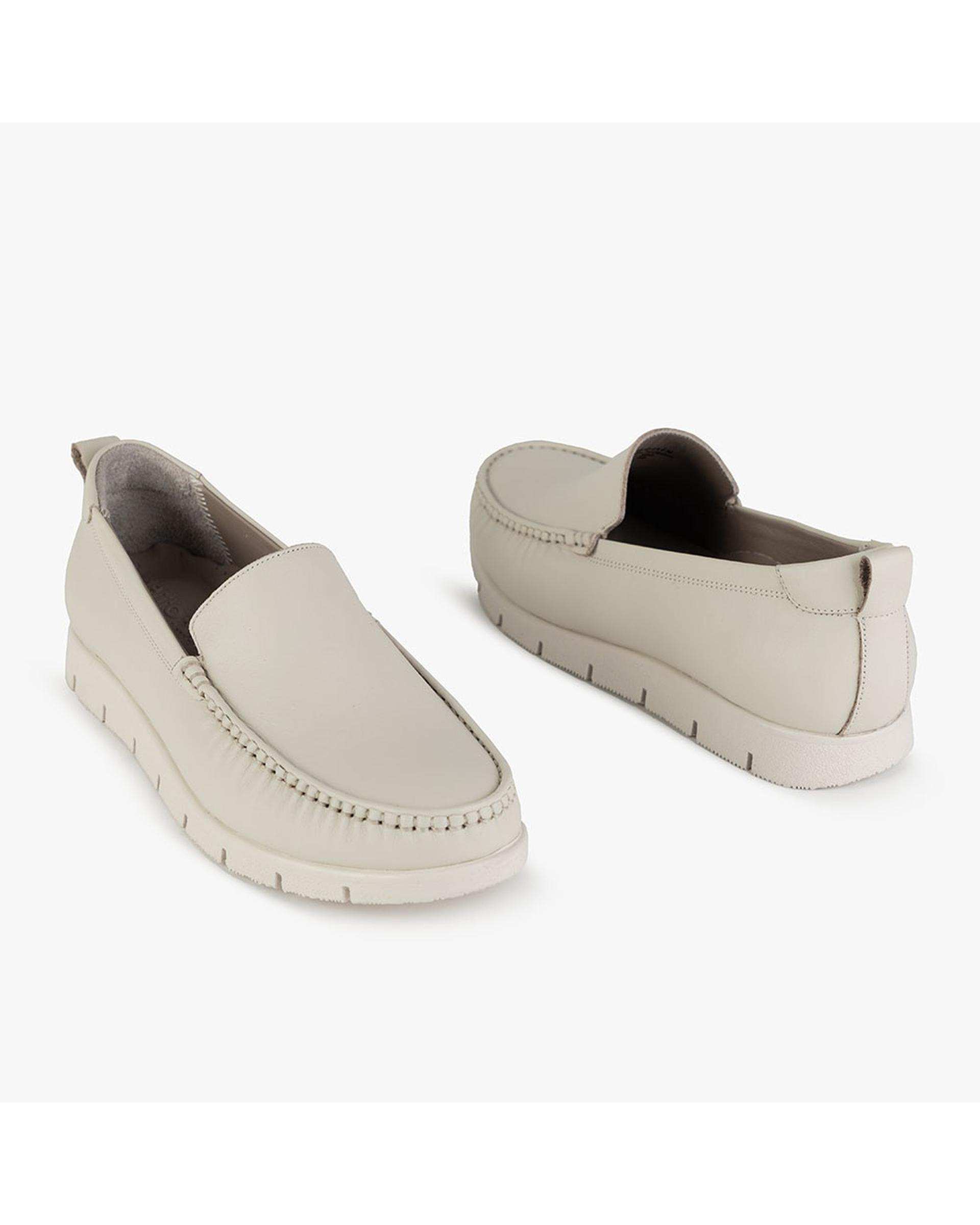 کفش چرم زنانه کژوال طبی اف وایت برتونیکس Berttonix کد B 380