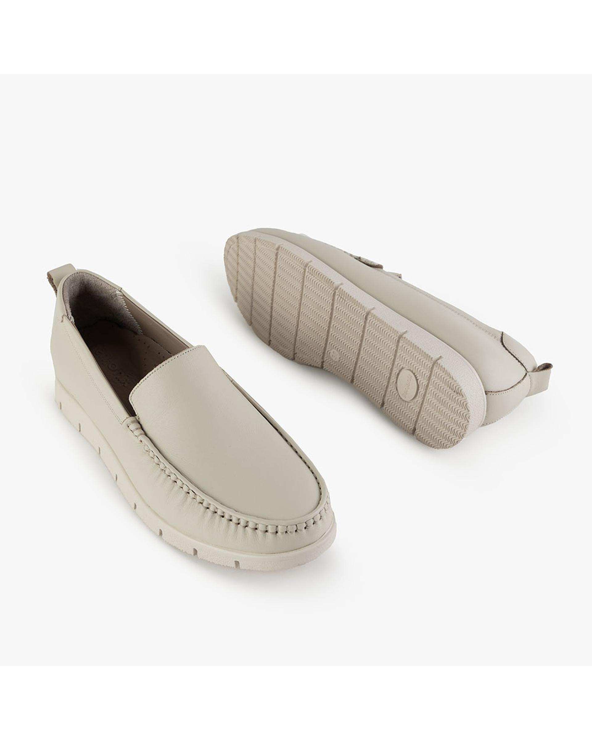 کفش چرم زنانه کژوال طبی اف وایت برتونیکس Berttonix کد B 380