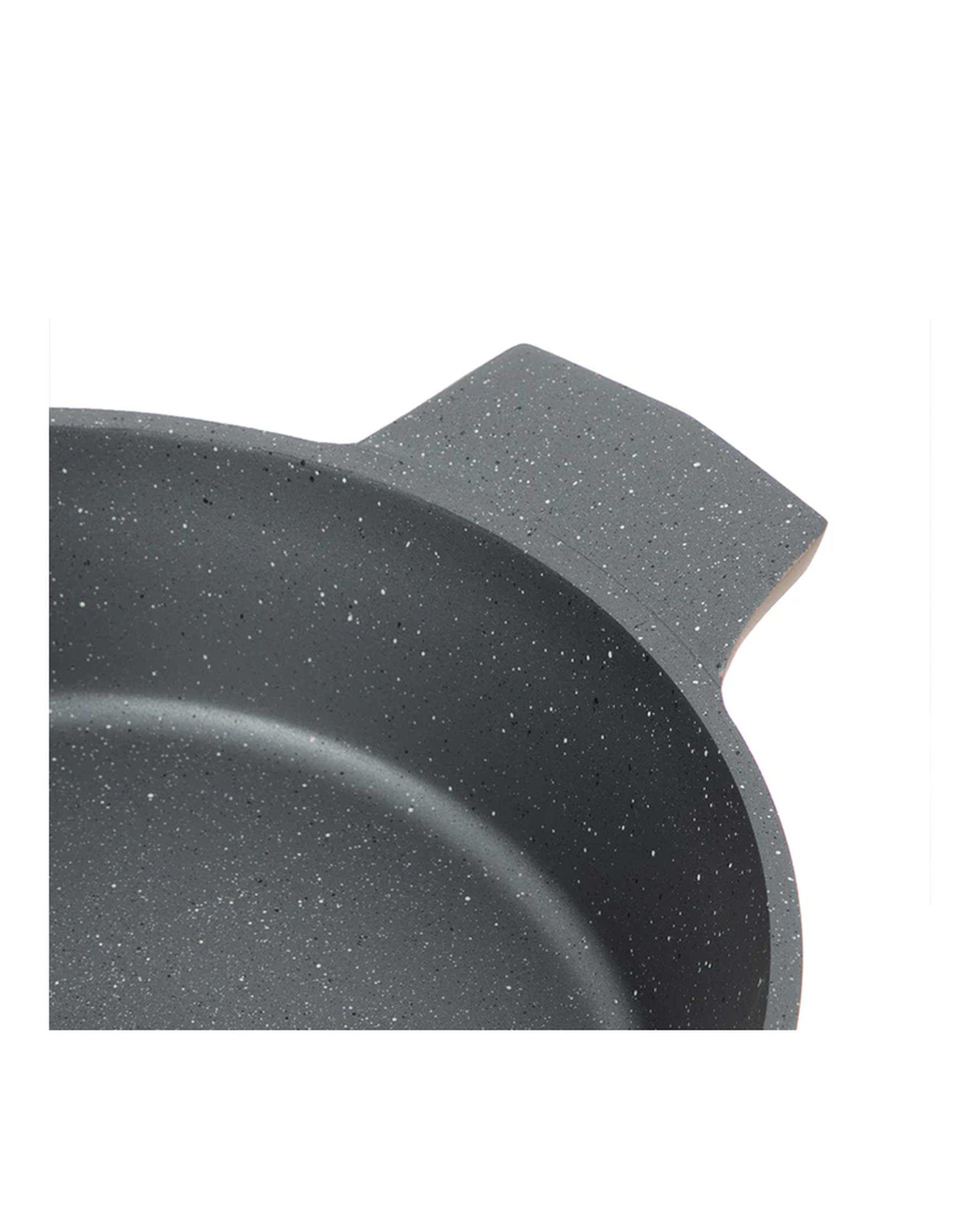 تابه دو دسته طوسی تکنو Tecno مدل ونوس سایز 28