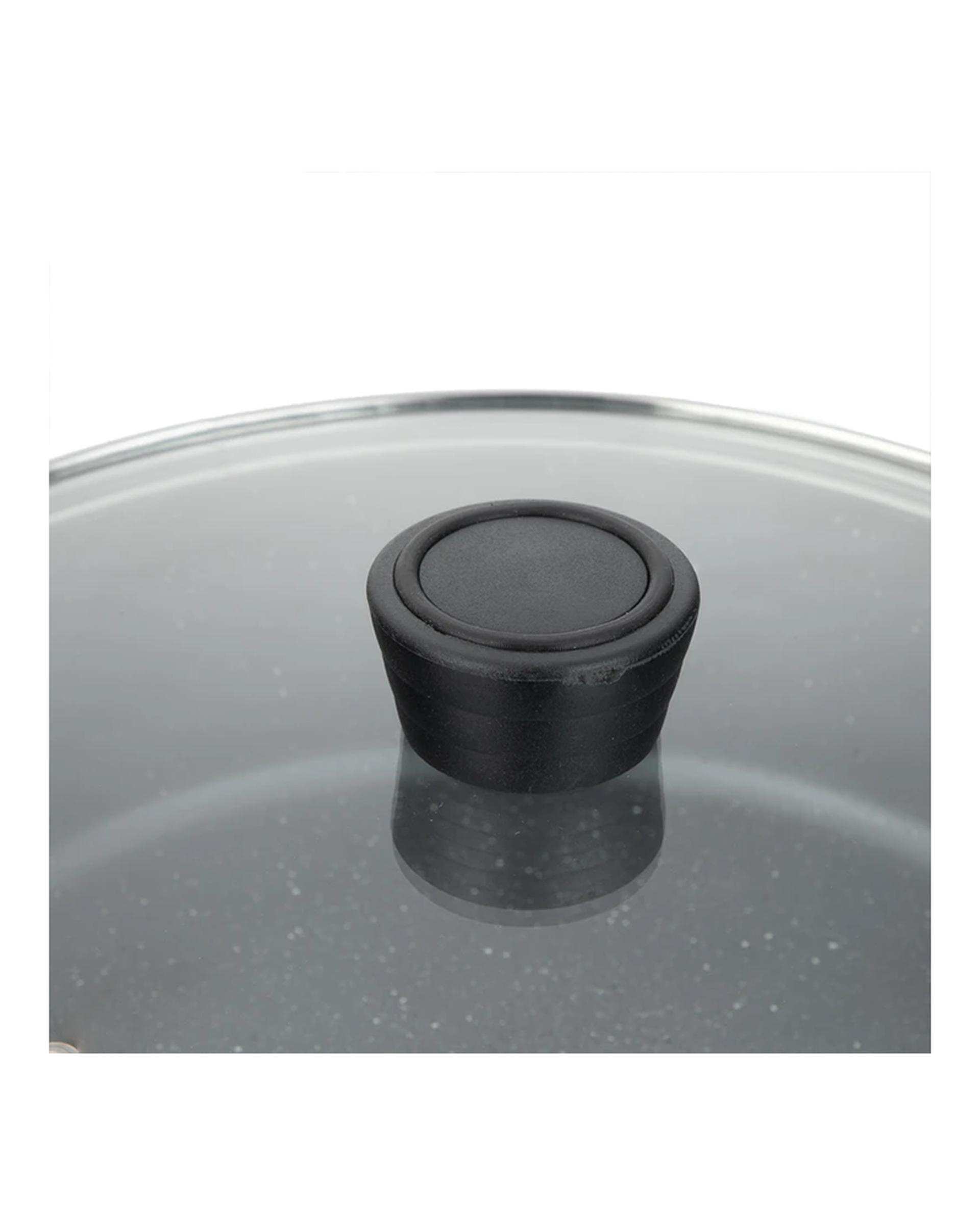 تابه دو دسته طوسی تکنو Tecno مدل ونوس سایز 28