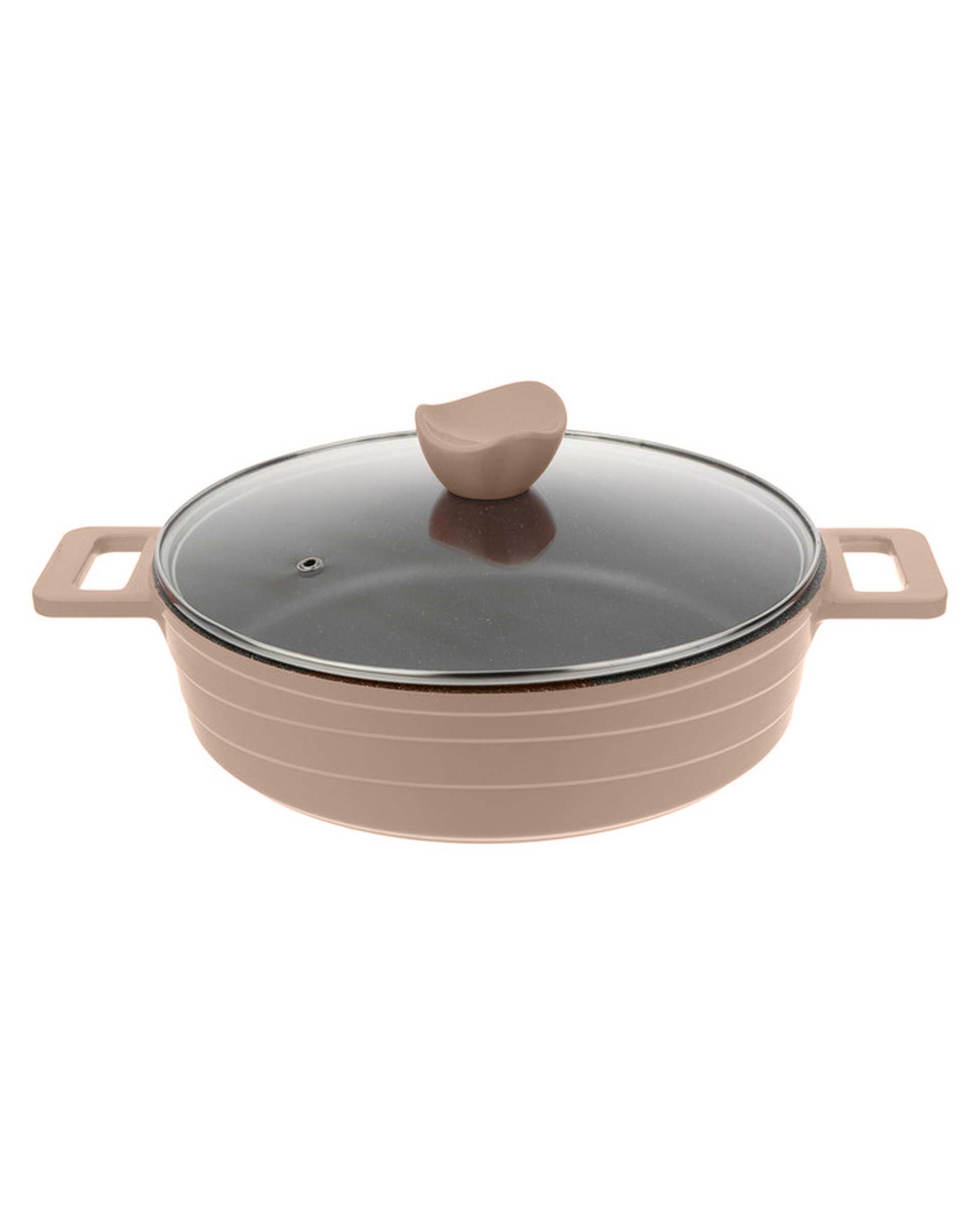 تابه دو دسته نسکافه ای تکنو Tecno مدل اورس سایز 28