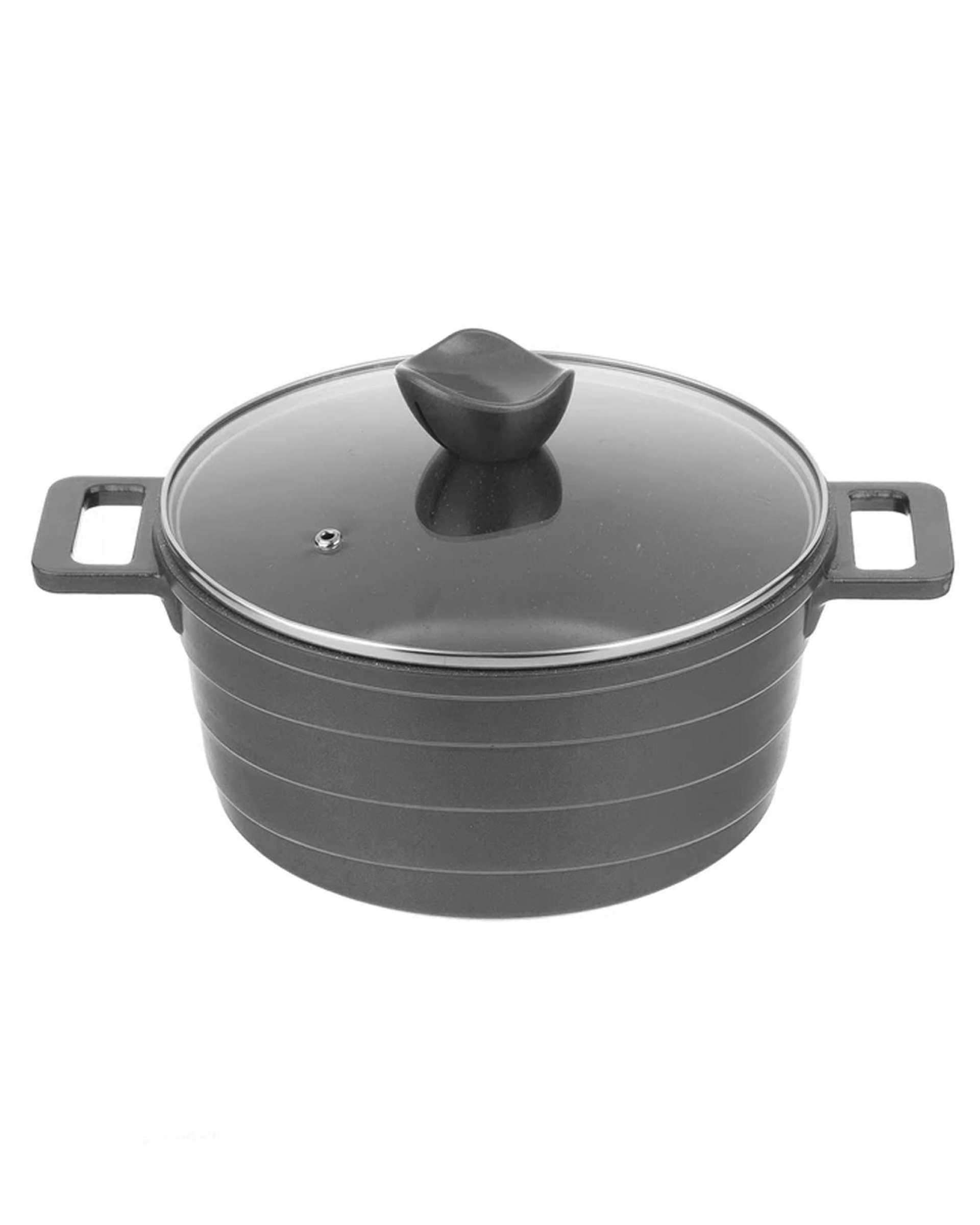 سرویس قابلمه 9 پارچه طوسی تکنو Tecno مدل اورس