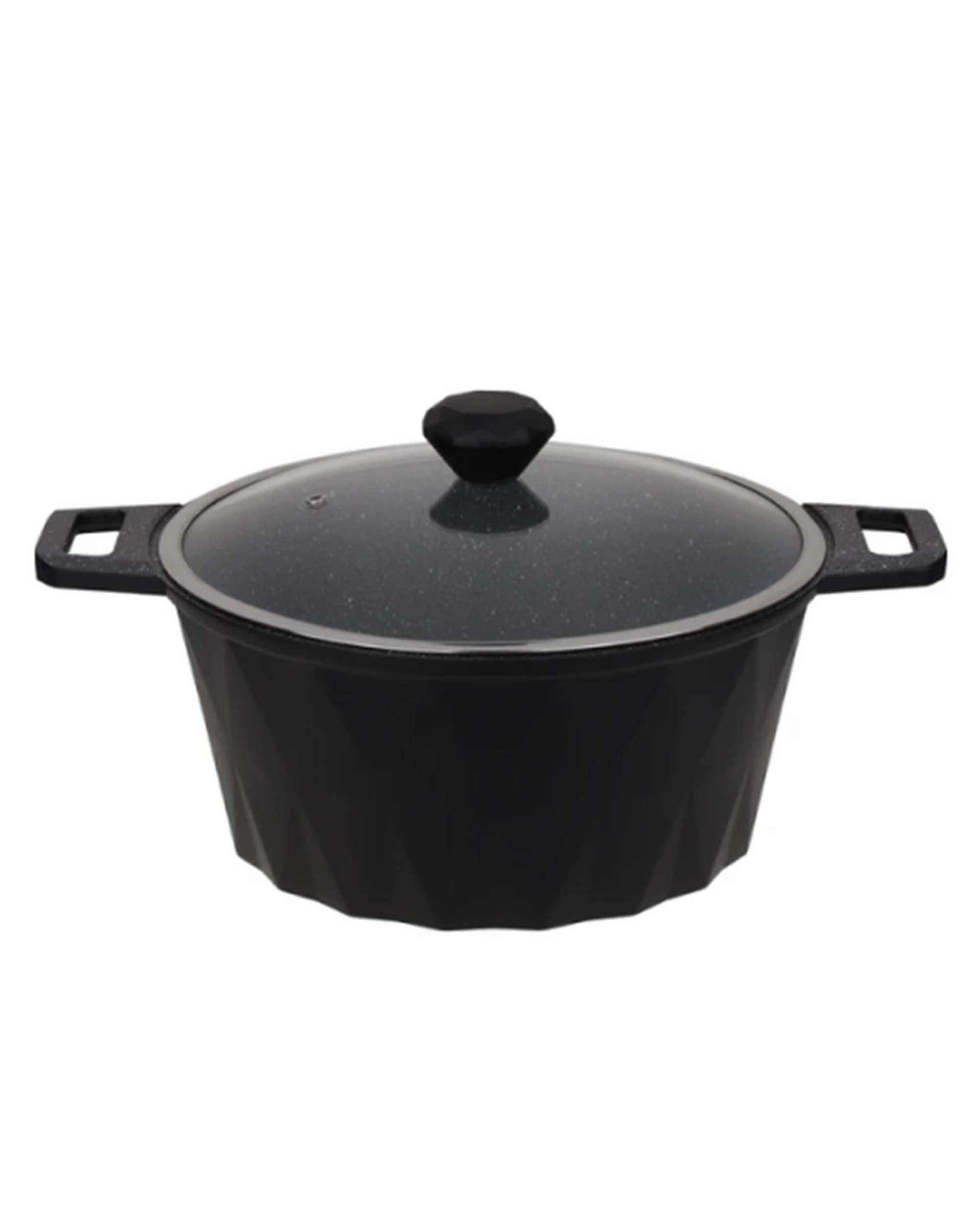 قابلمه مشکی تکنو Tecno مدل دایموند سایز 32